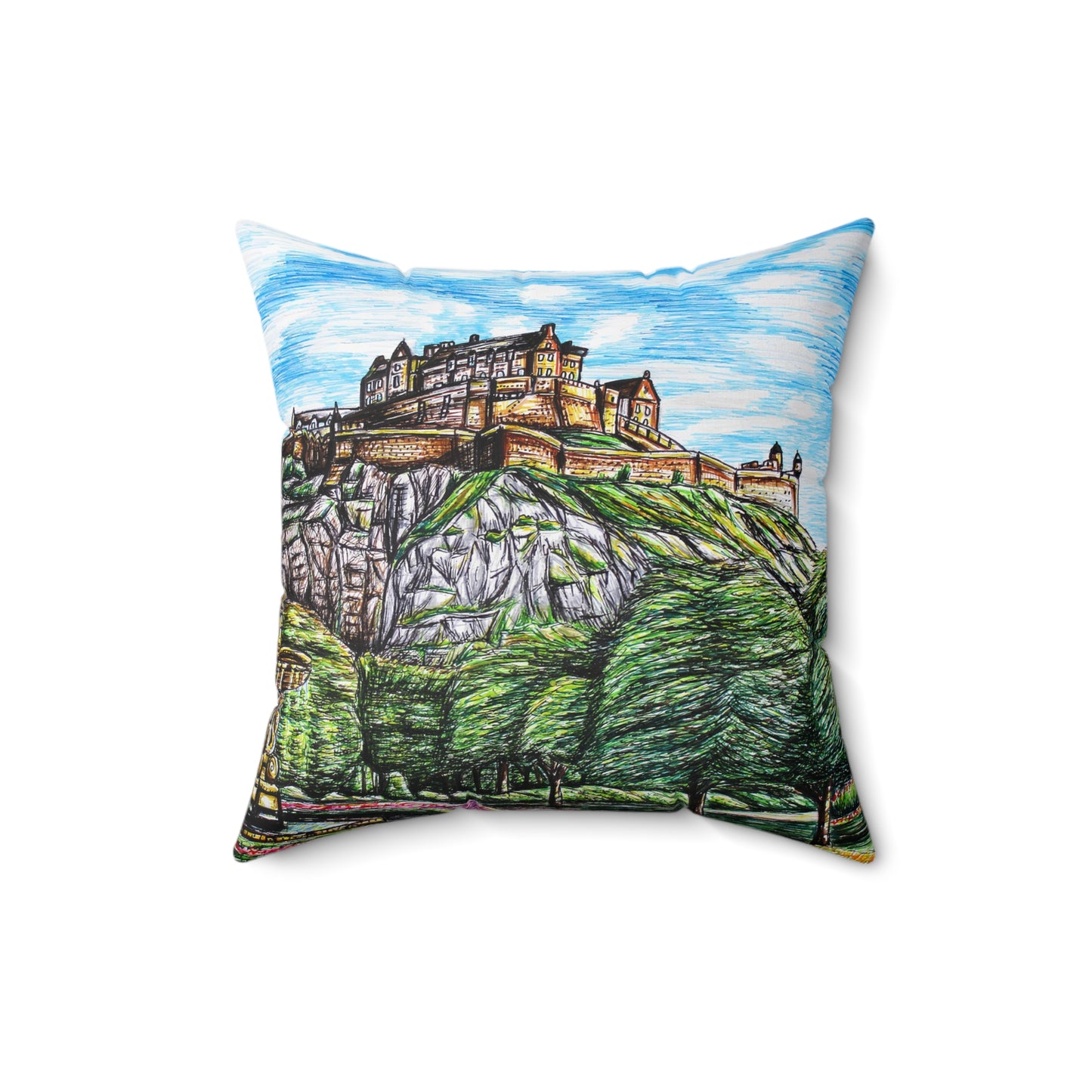 Indoor decorative Cushion- Edinburgh Castle