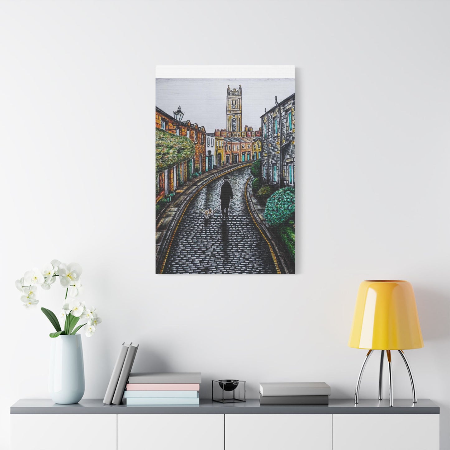 Edinburgh Circus Lane Canvas art