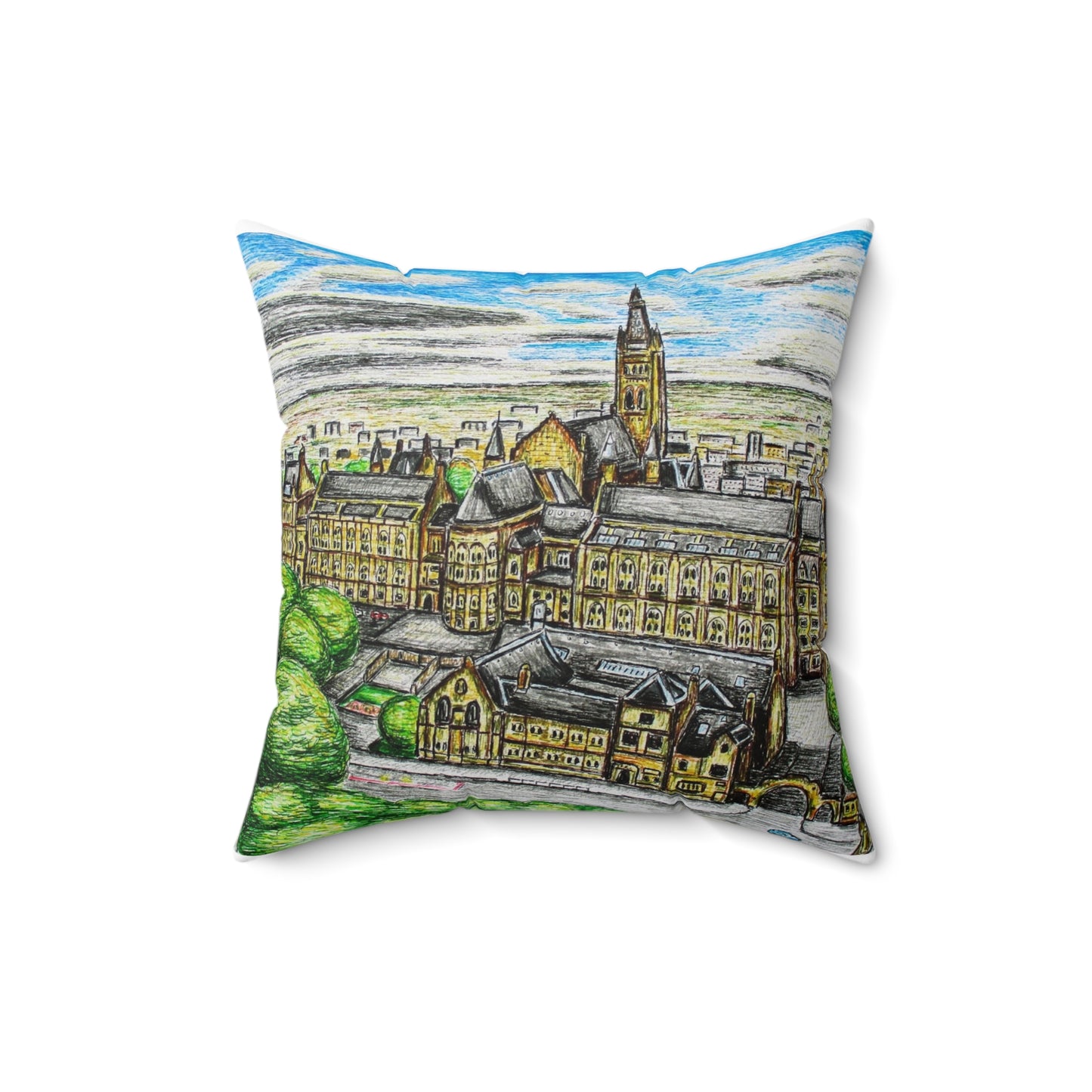 Indoor decorative cushion- Glasgow University