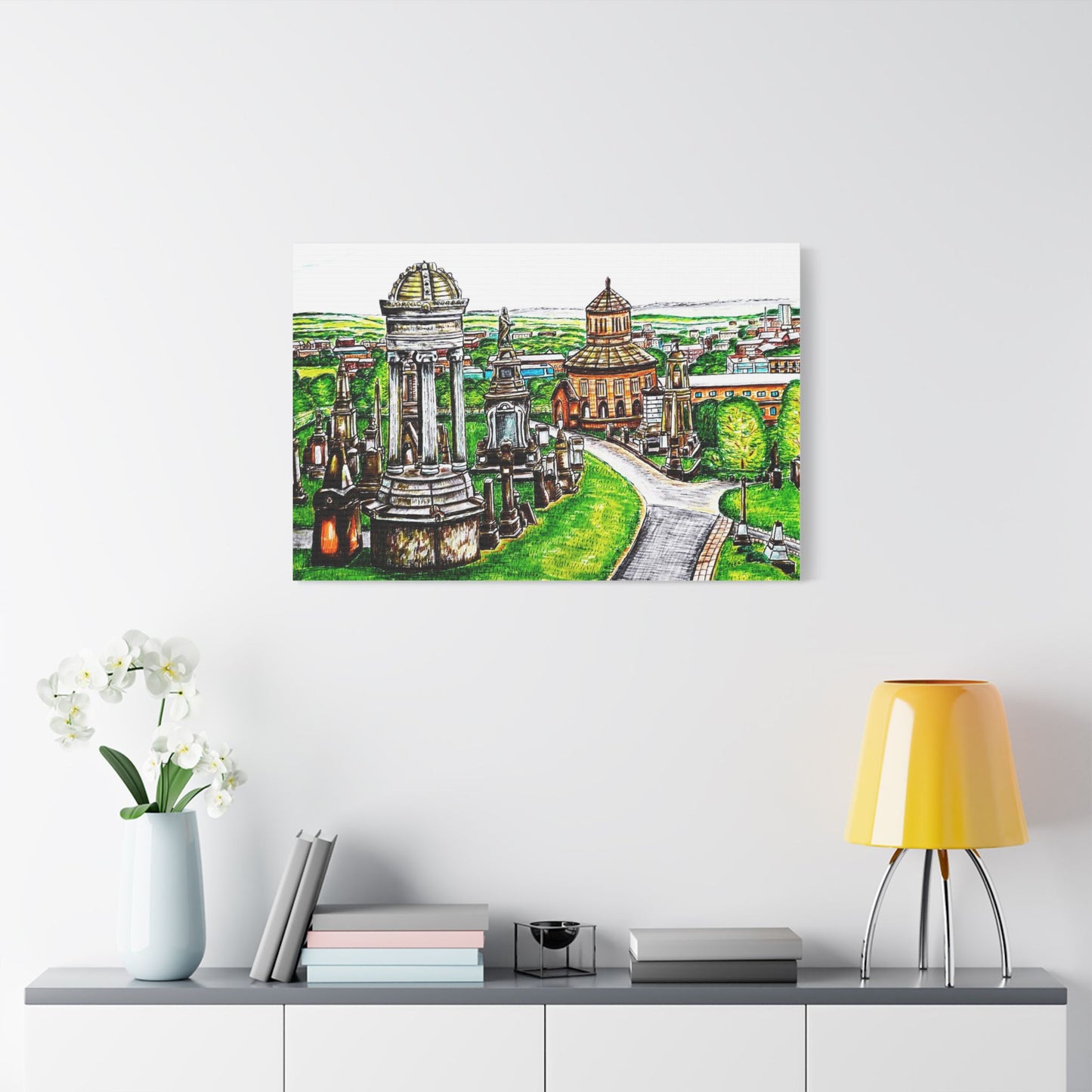 Glasgow Necropolis Canvas art