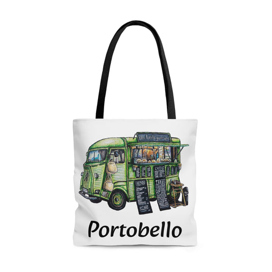 Tote Bag (AOP)- The Little Green Van, Portobello Design