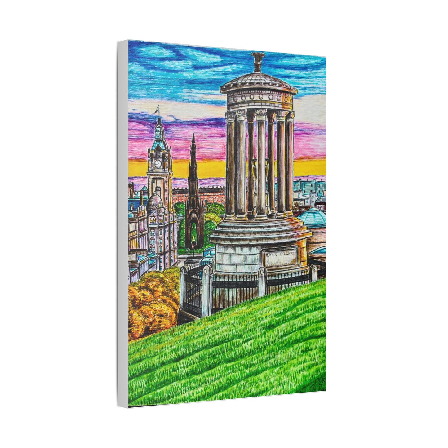 Edinburgh Carlton Hill Canvas art