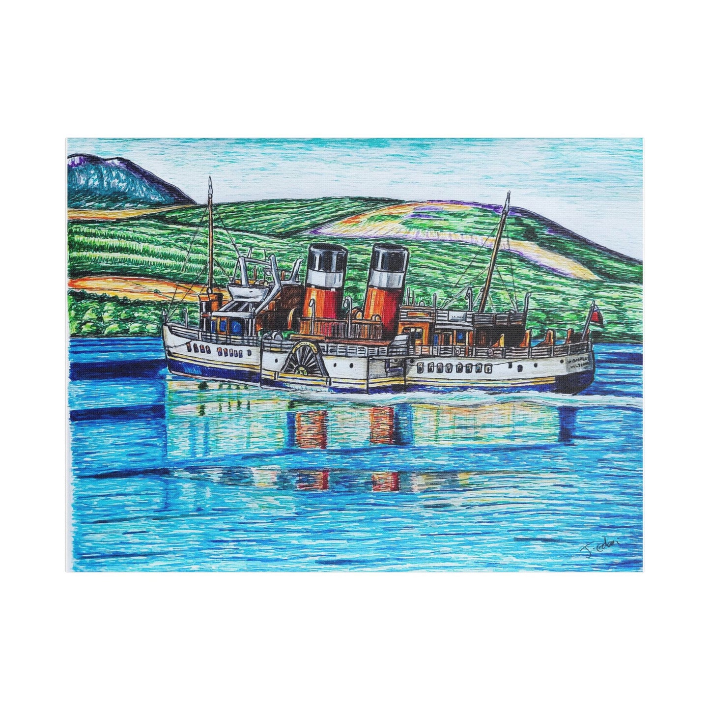 Waverley Paddle-steamer Canvas art