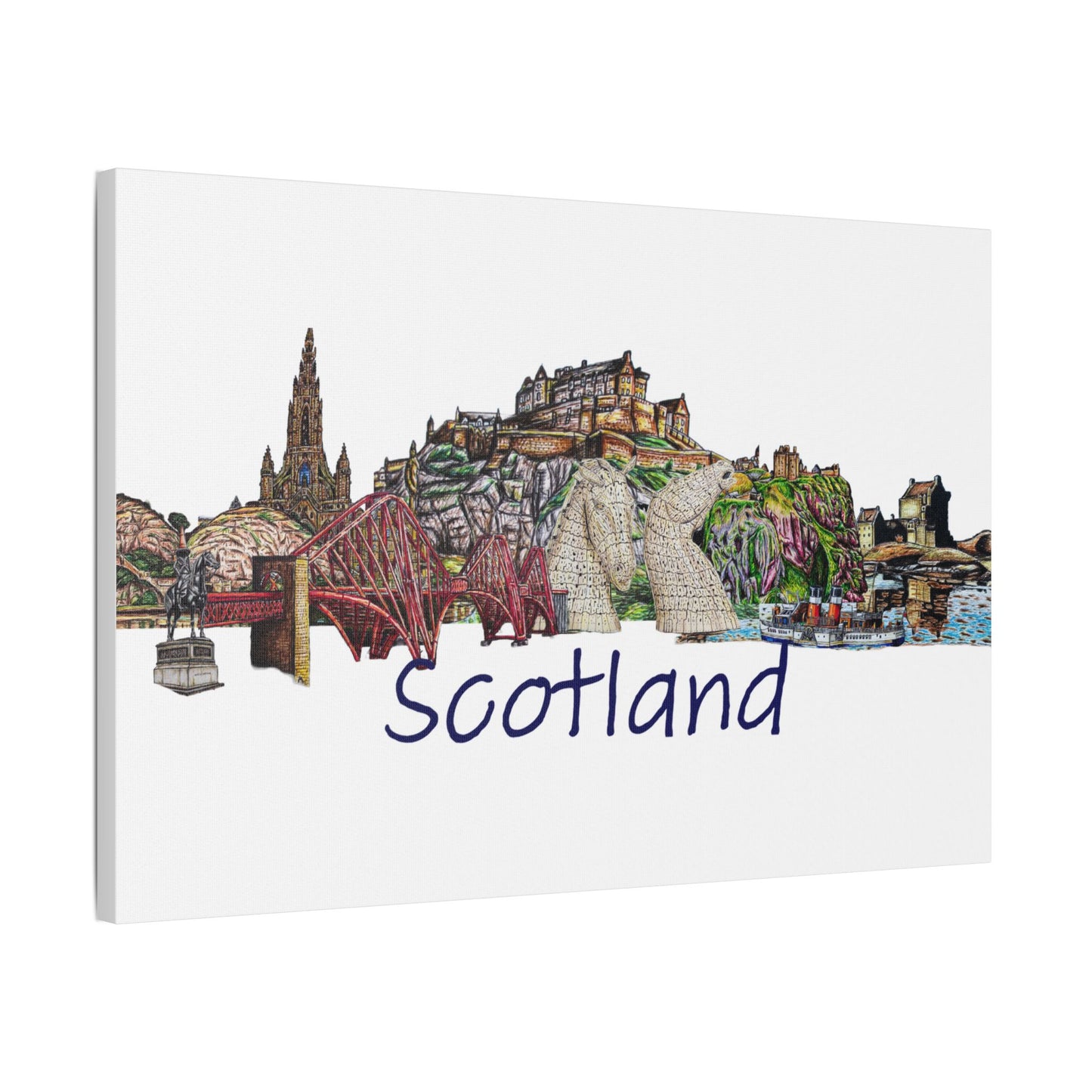 Scotland collage Canvas art