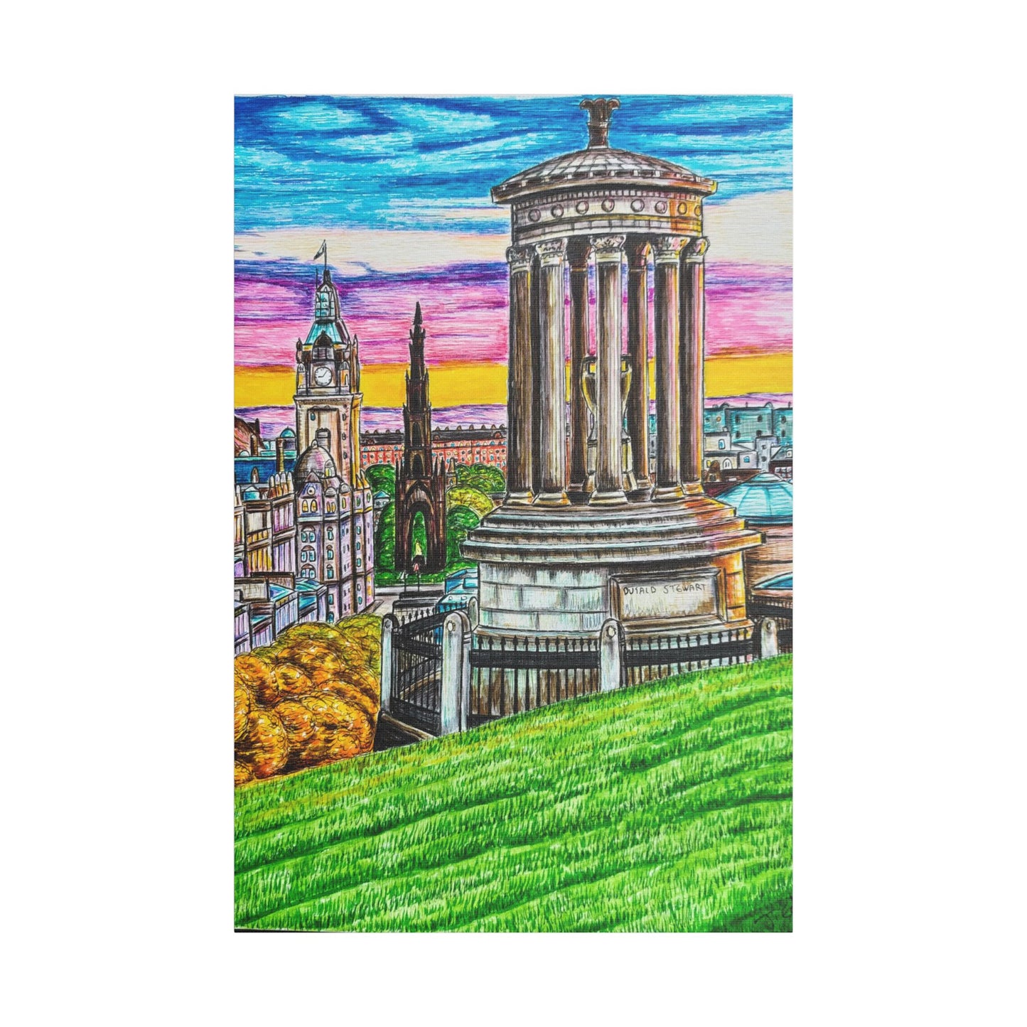 Edinburgh Carlton Hill Canvas art