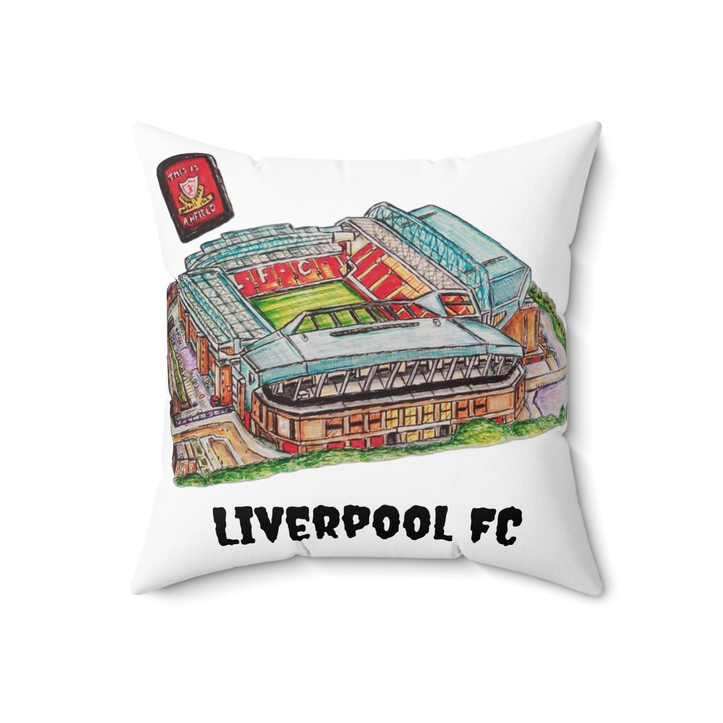 Indoor decorative cushion- Liverpool FC, Anfield stadium