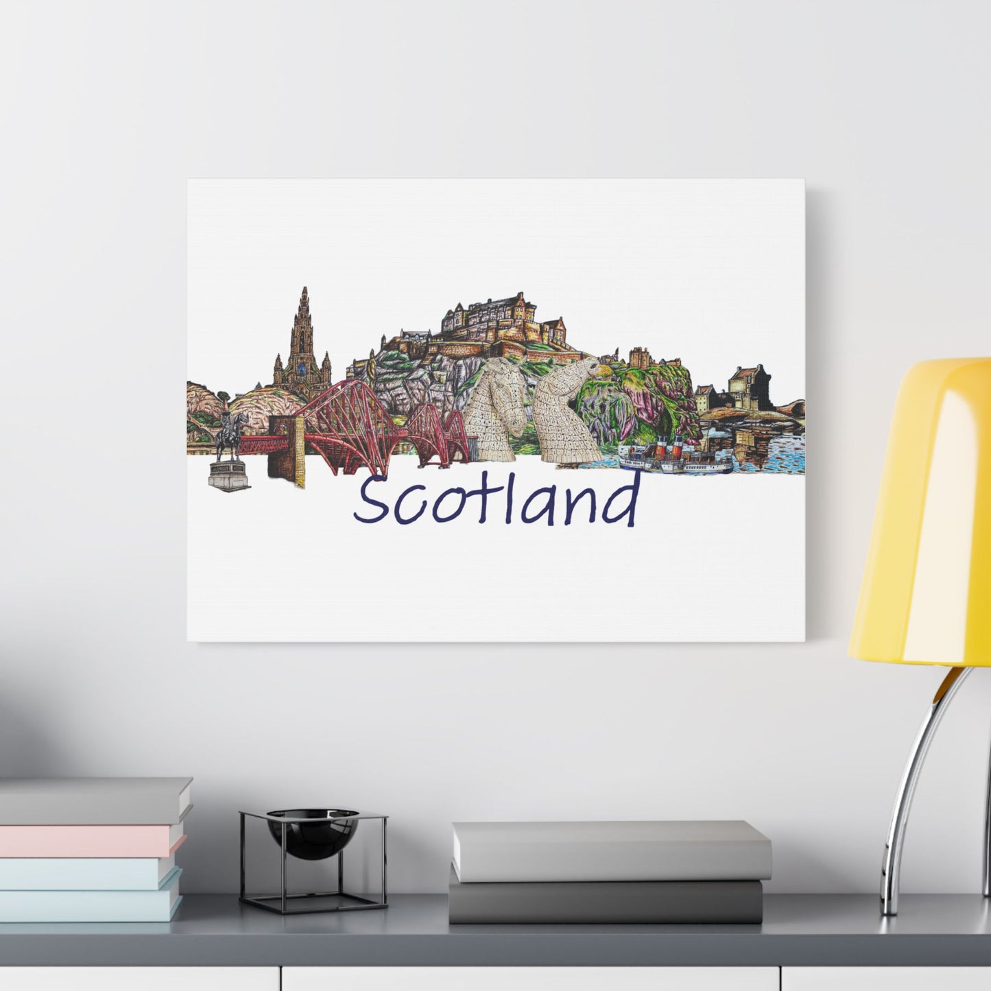 Scotland collage Canvas art