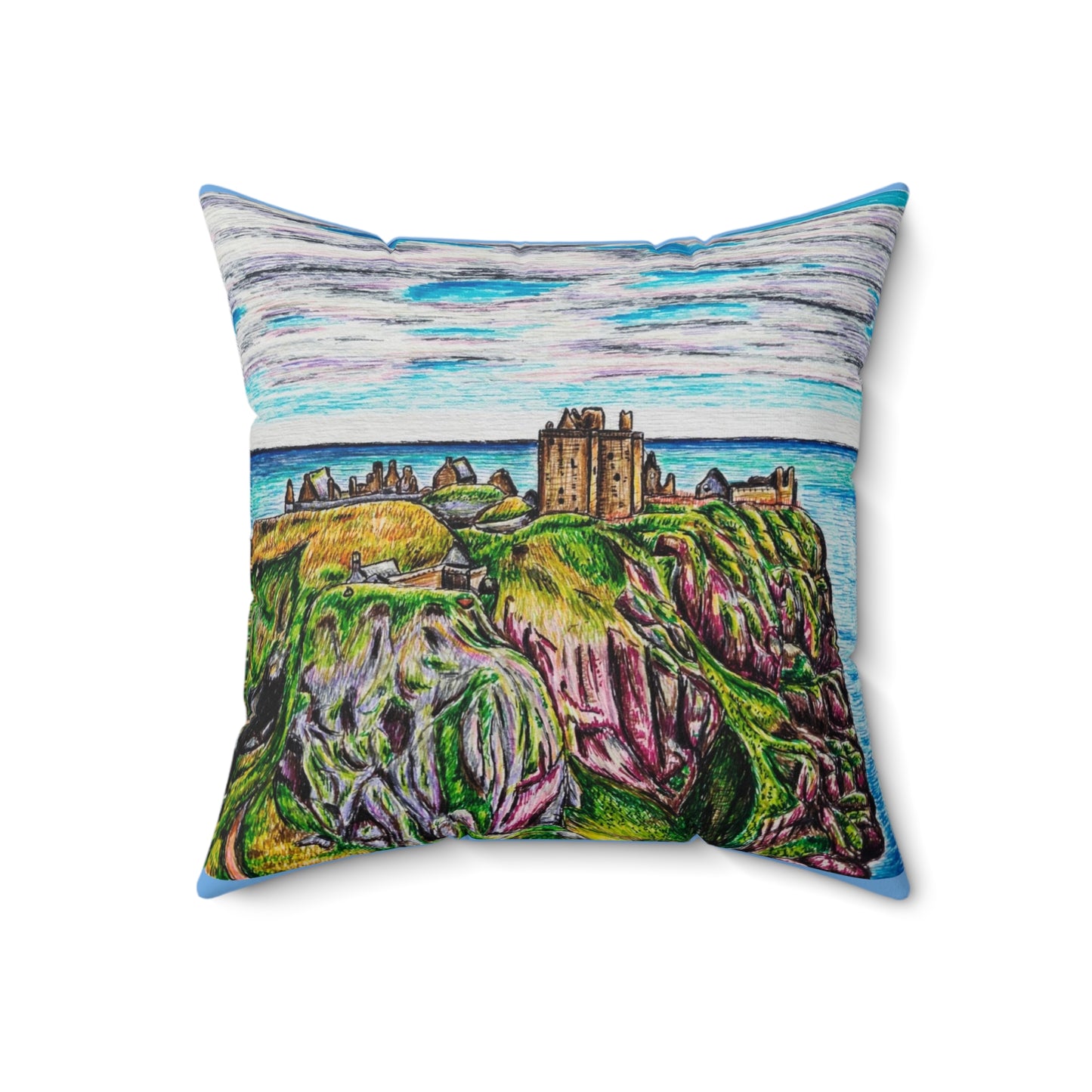 Indoor decorative cushion- Dunnottar Castle
