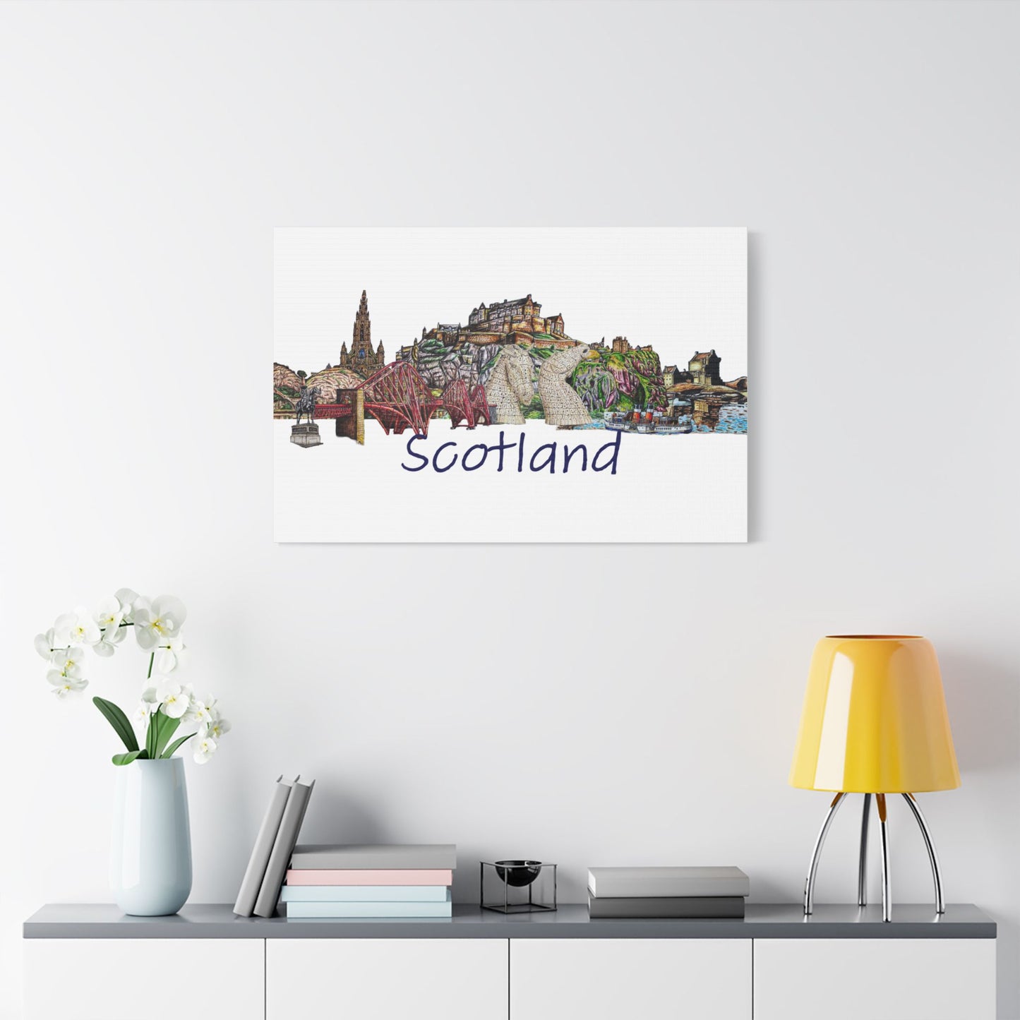 Scotland collage Canvas art