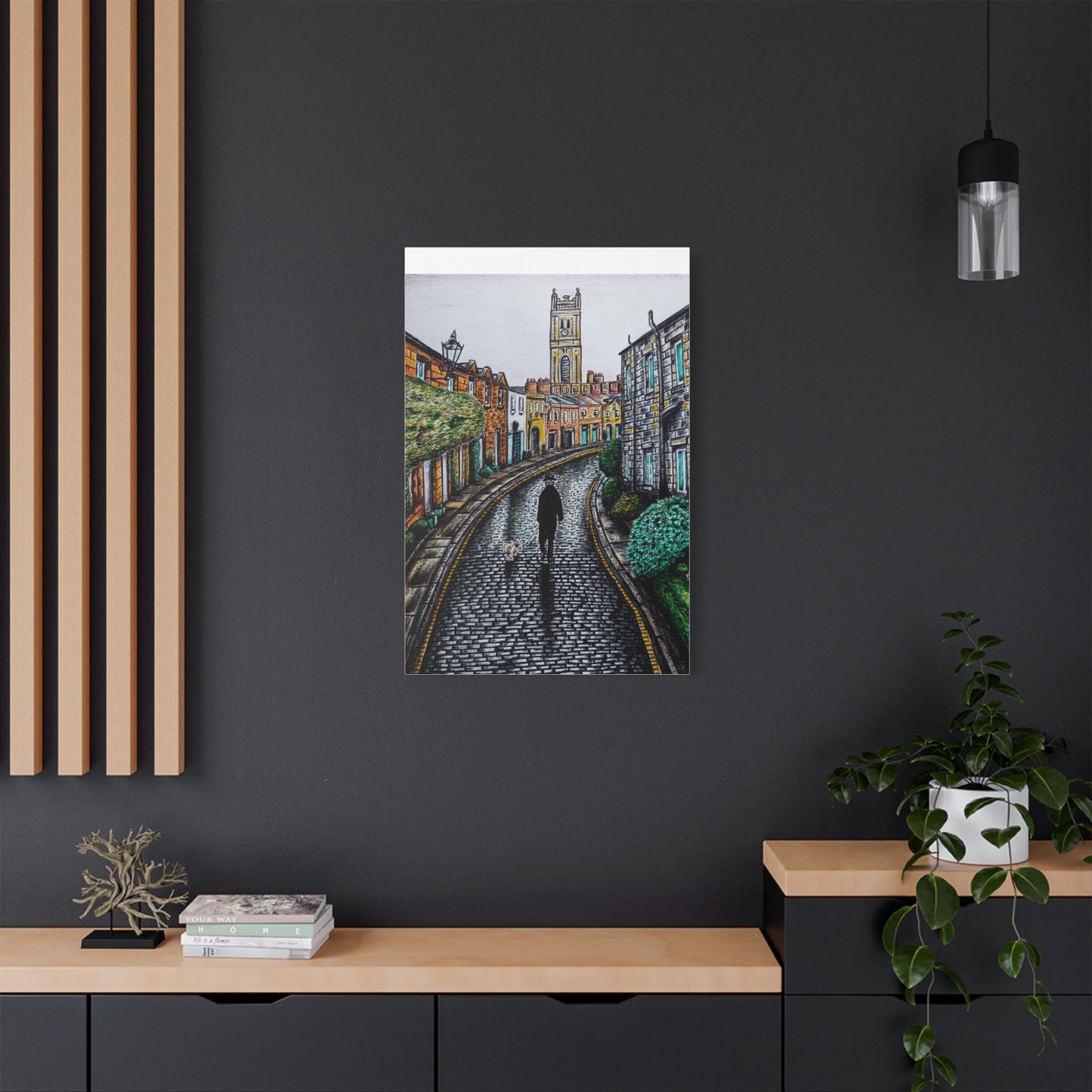 Edinburgh Circus Lane Canvas art