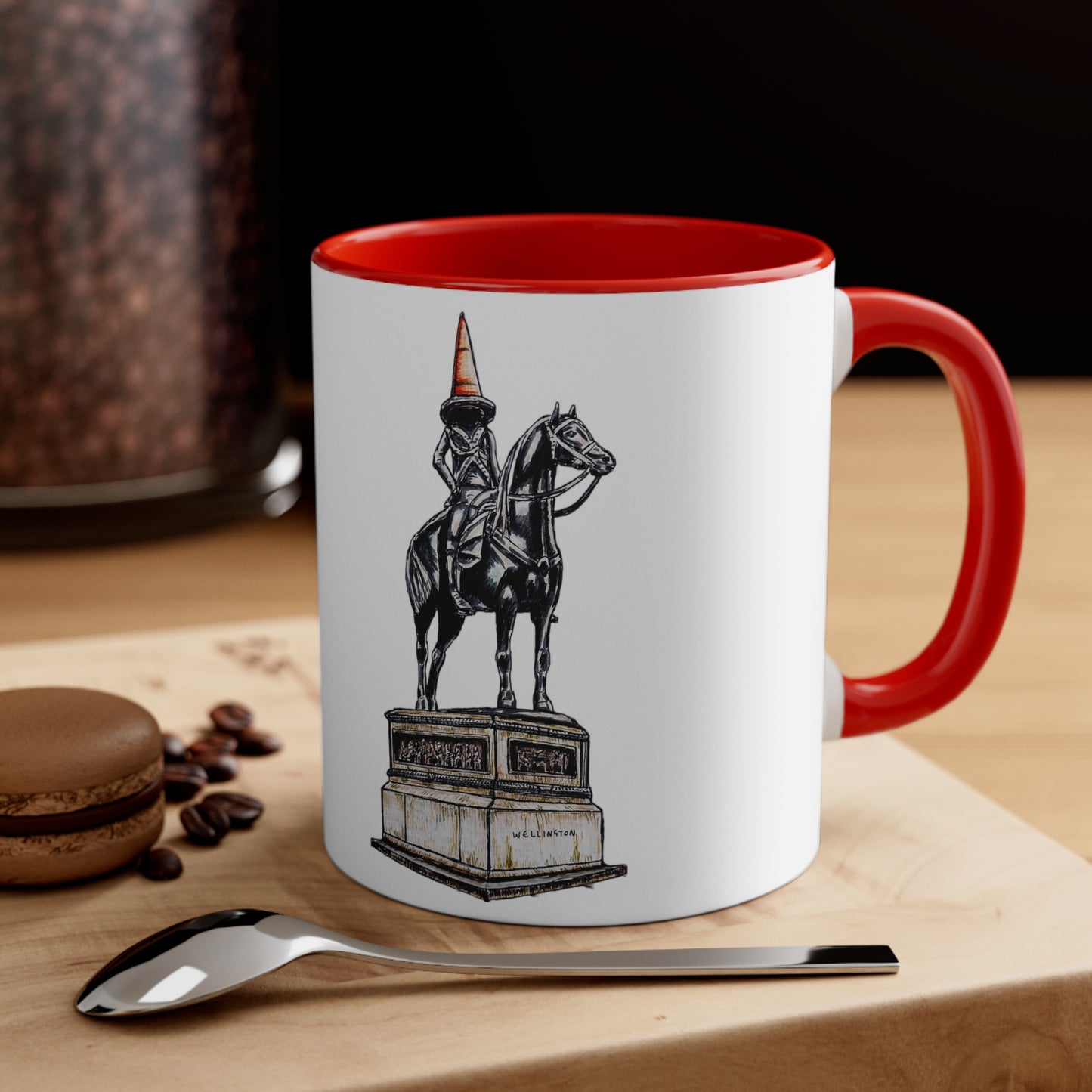 Coffee Mug, 11oz- Glasgow Duke of Wellington Statue Design