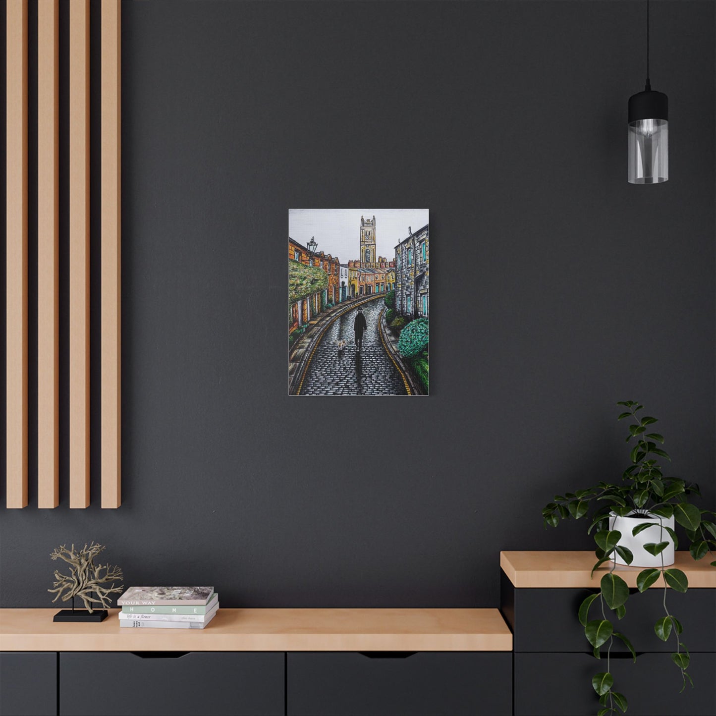 Edinburgh Circus Lane Canvas art