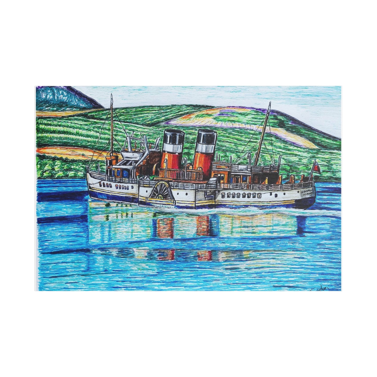 Waverley Paddle-steamer Canvas art