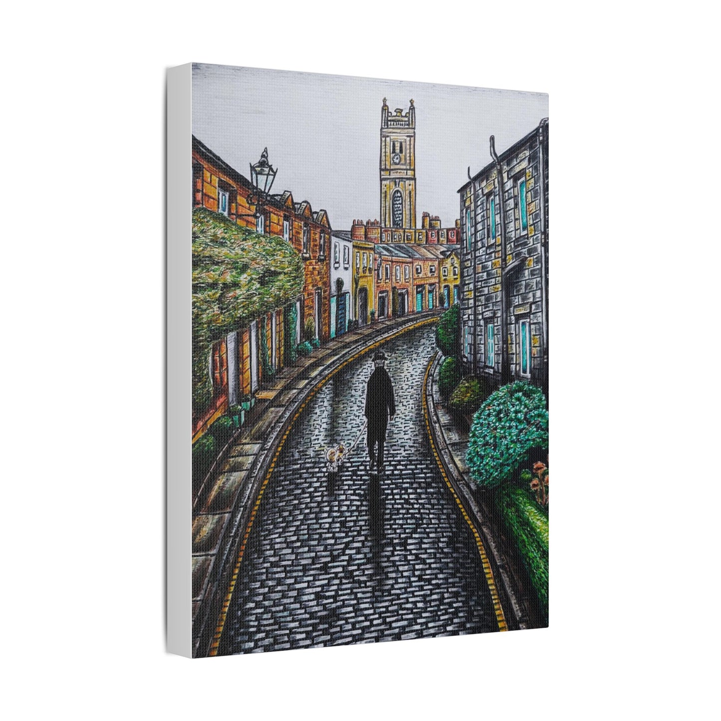 Edinburgh Circus Lane Canvas art