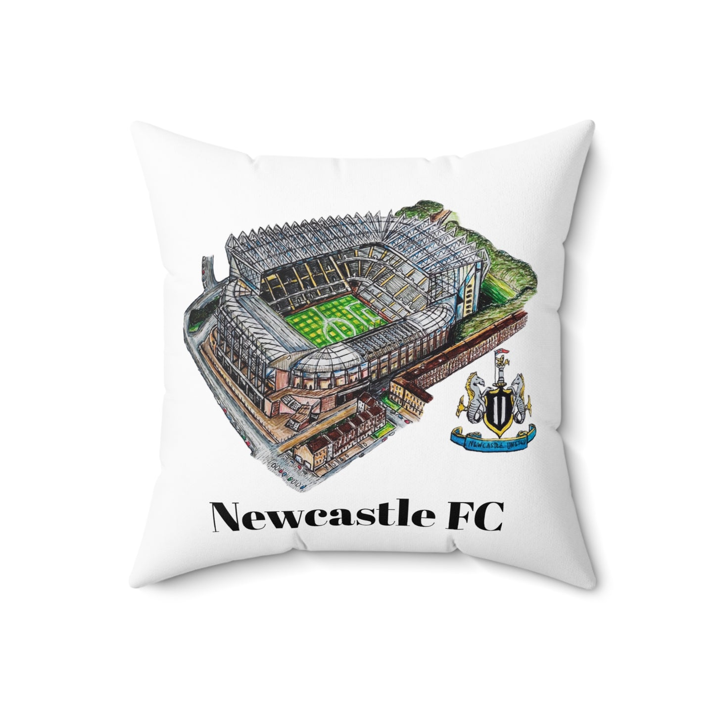 Indoor Decorative Cushion- Newcastle, St James Park
