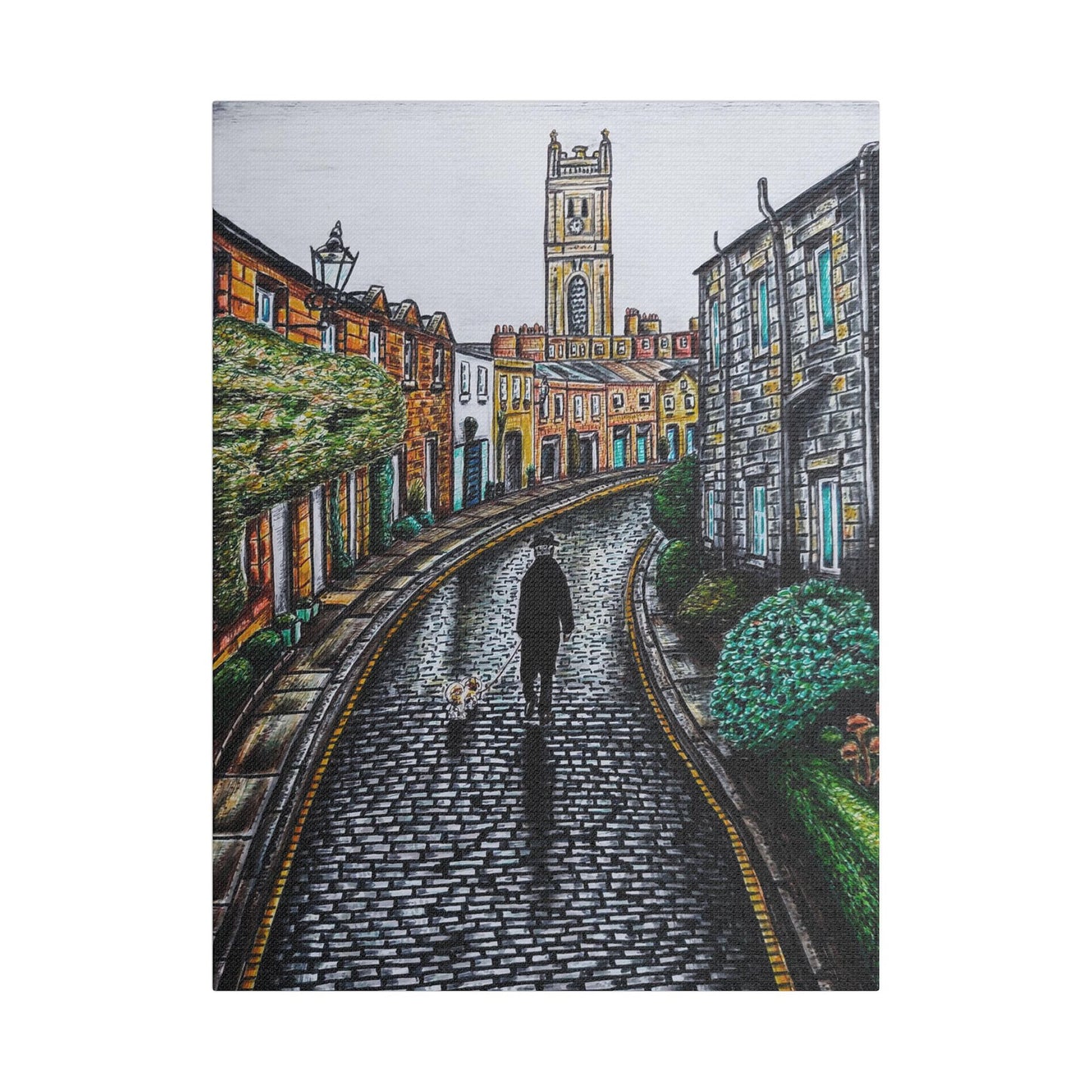 Edinburgh Circus Lane Canvas art