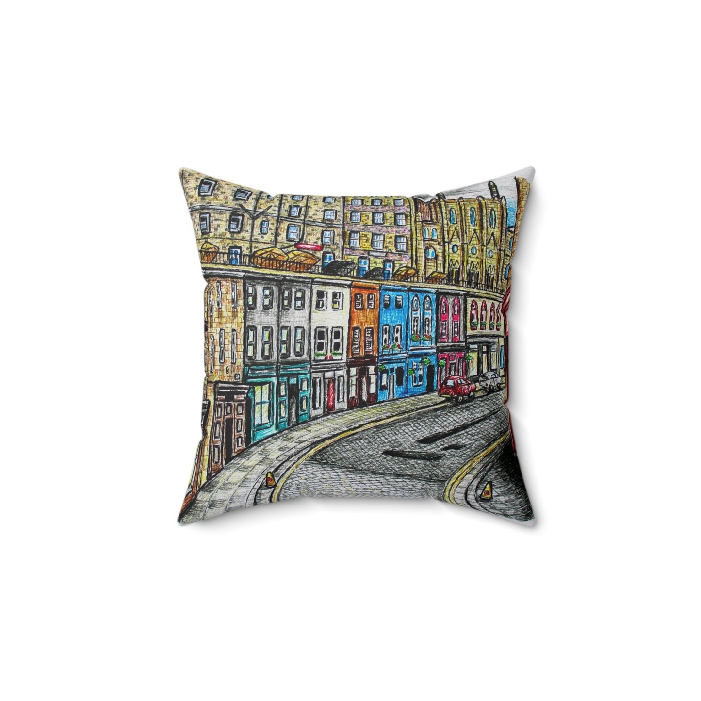 Indoor decorative cushion- Edinburgh Victoria Street