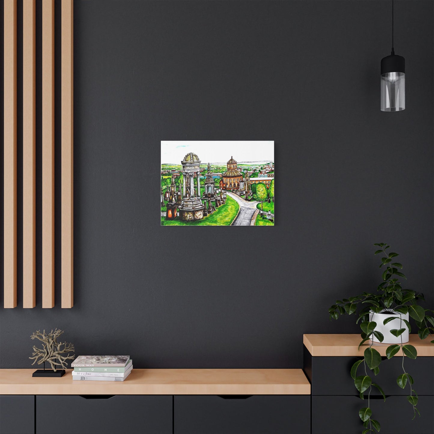 Glasgow Necropolis Canvas art