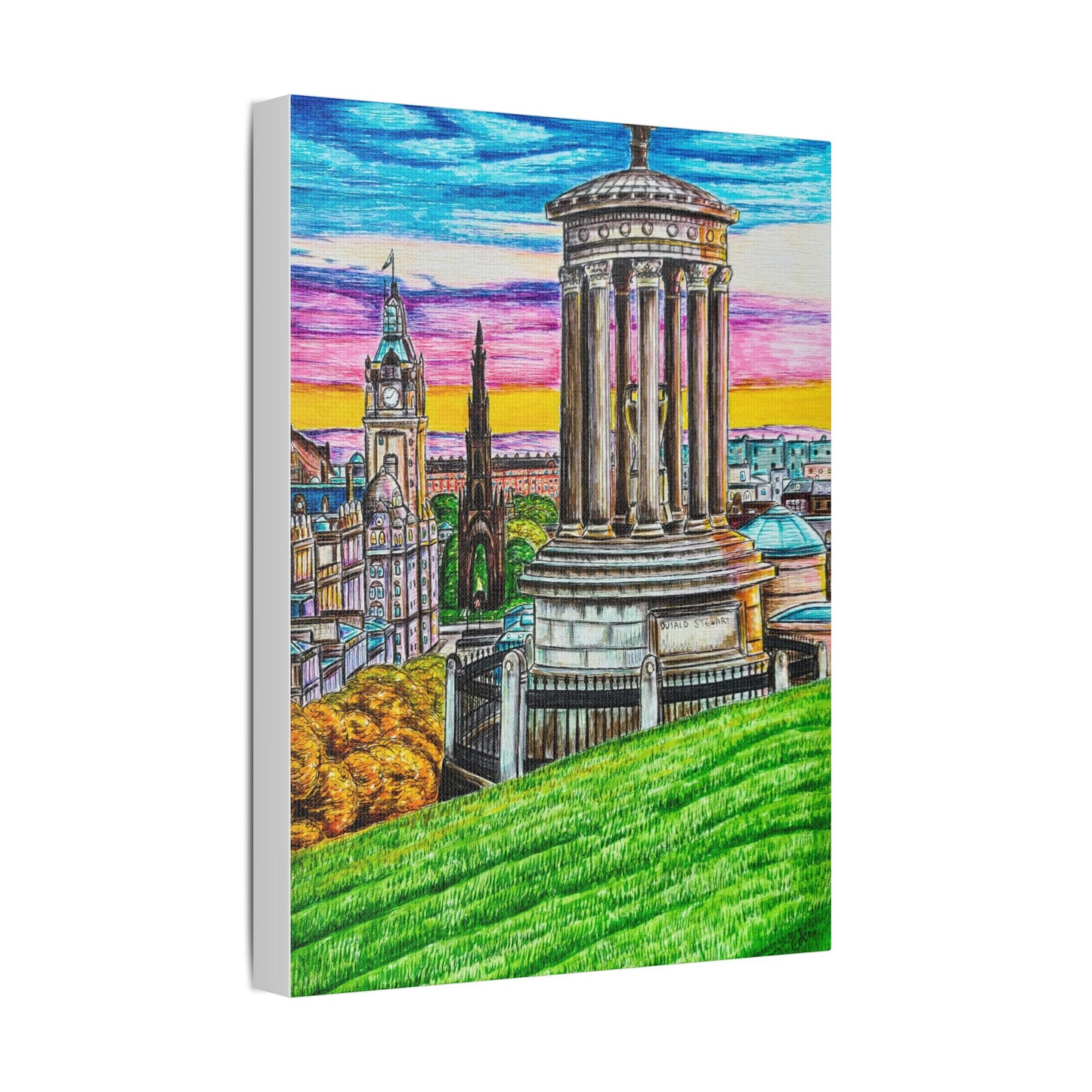 Edinburgh Carlton Hill Canvas art