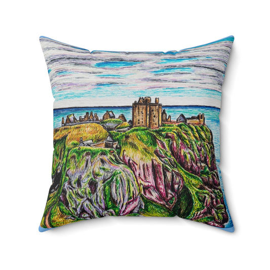 Indoor decorative cushion- Dunnottar Castle