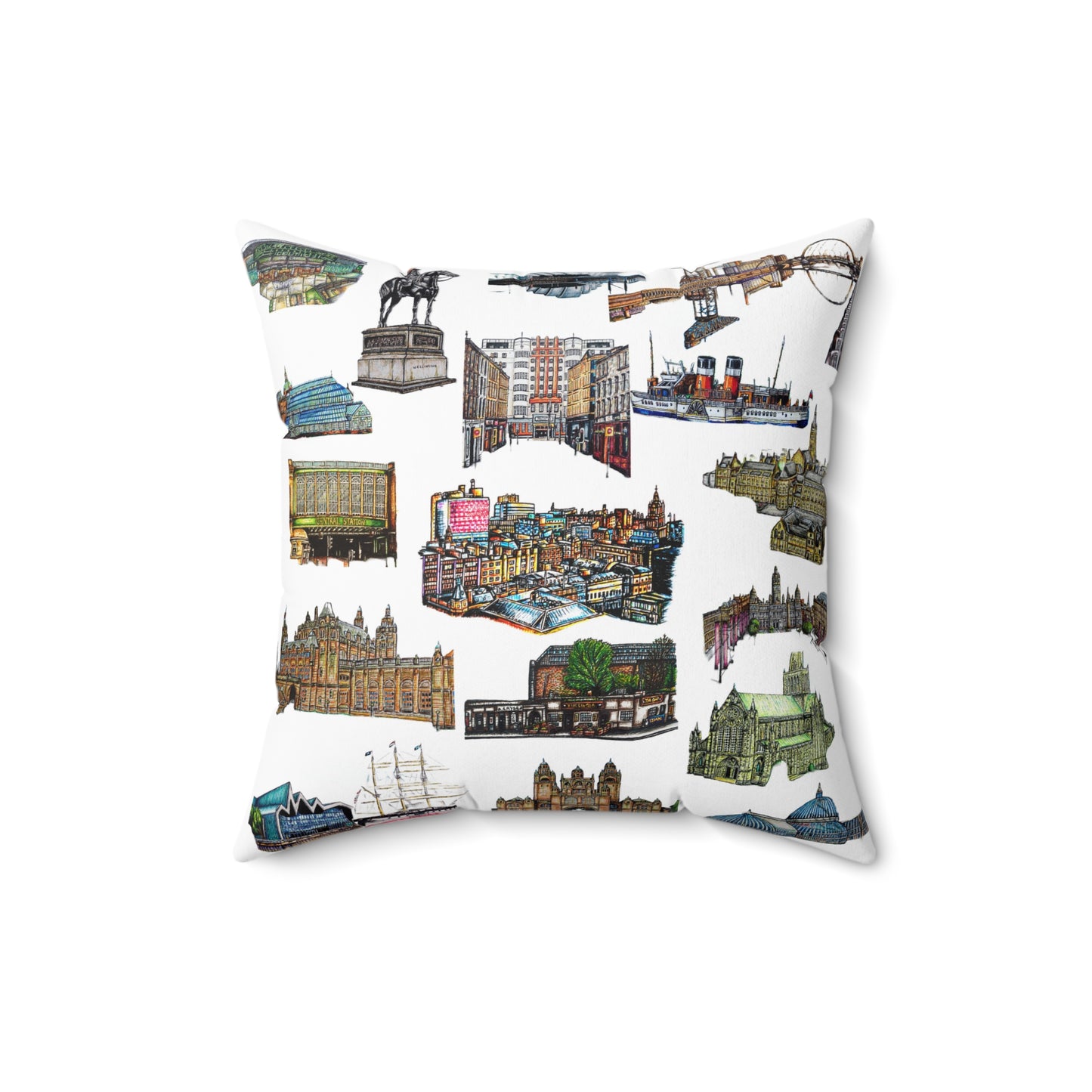 Indoor Decorative cushion- The Glasgow Design