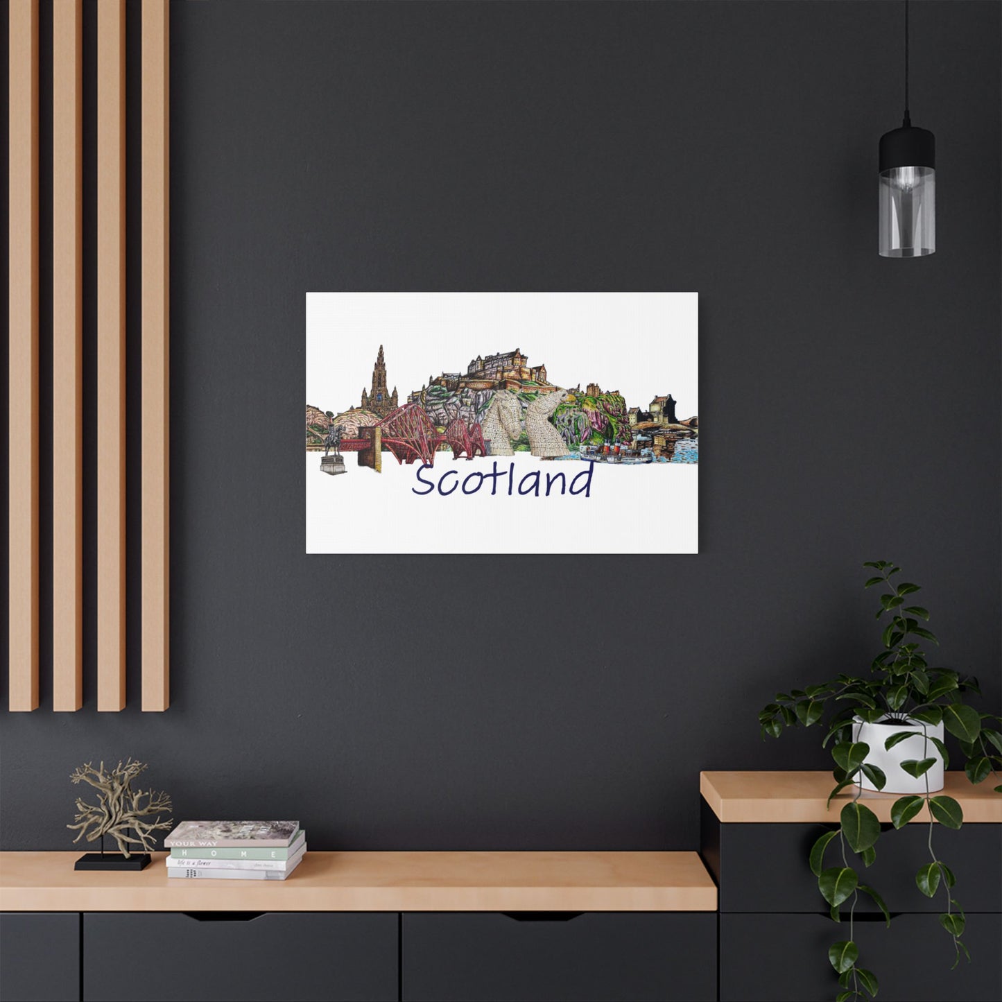 Scotland collage Canvas art