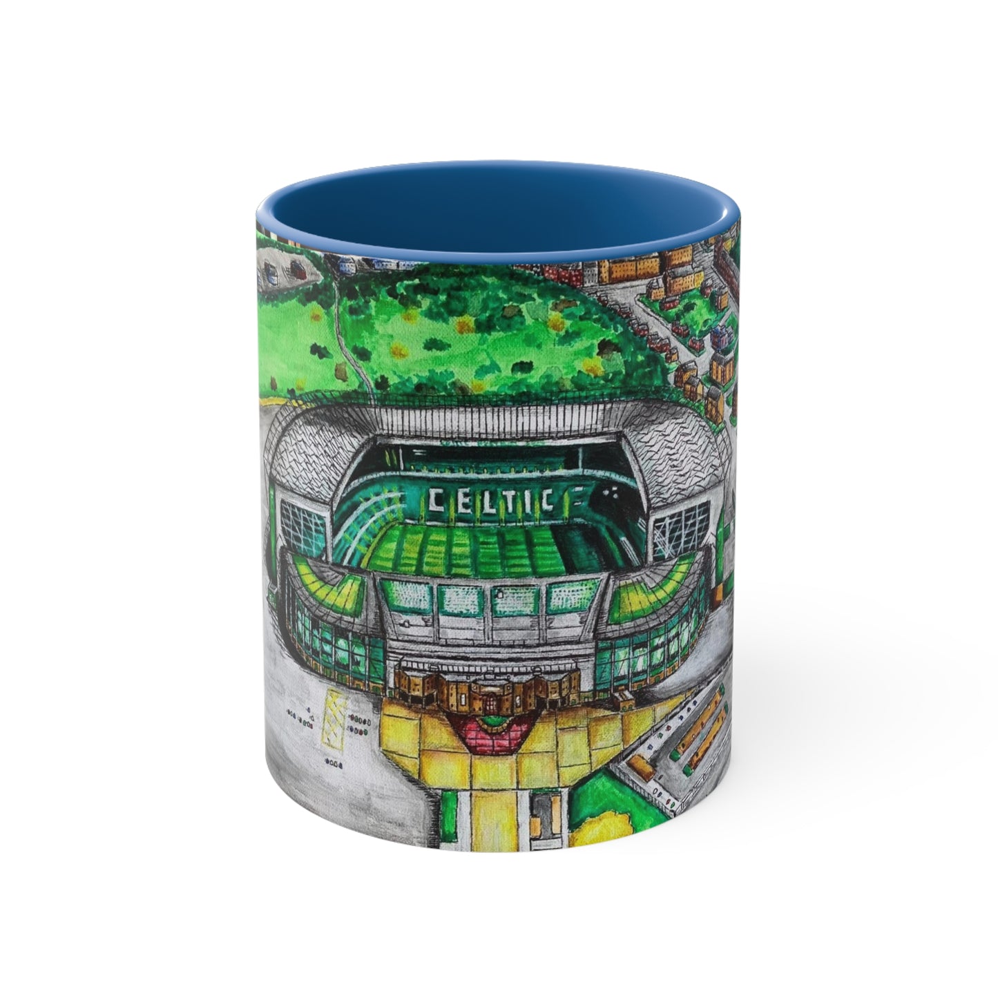 Coffee Mug, 11oz- Celtic FC, Parkhead Design