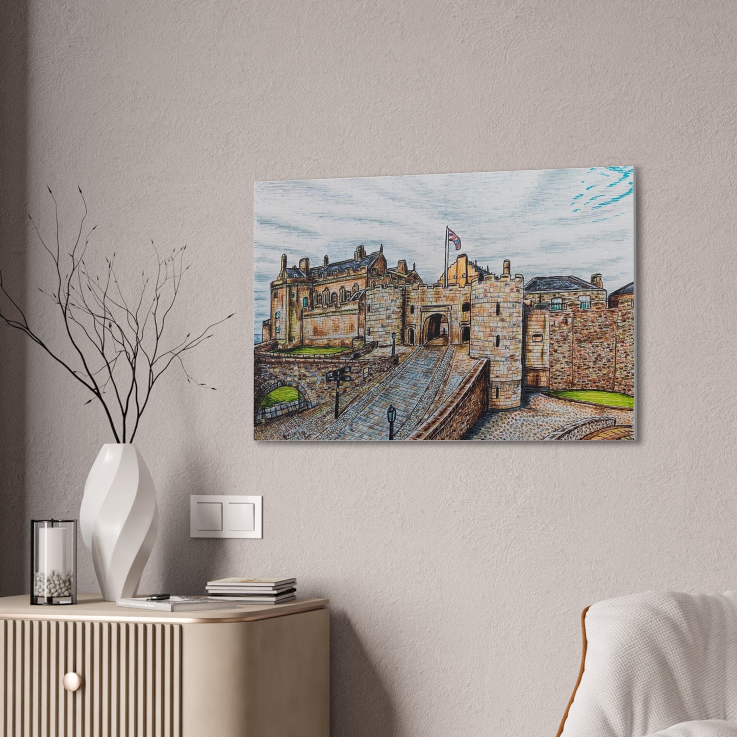 Stirling Castle Canvas art