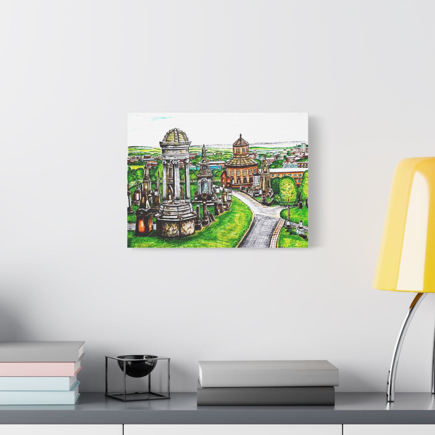 Glasgow Necropolis Canvas art