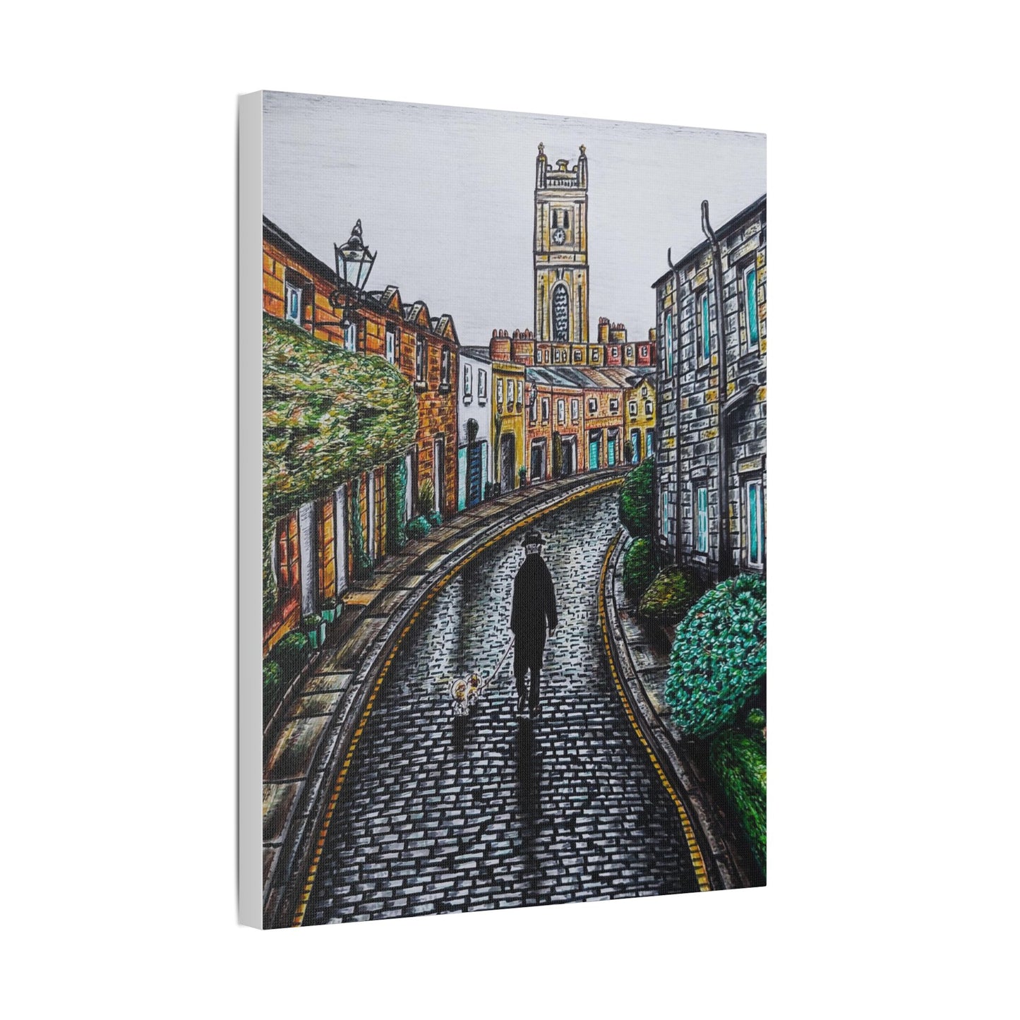 Edinburgh Circus Lane Canvas art