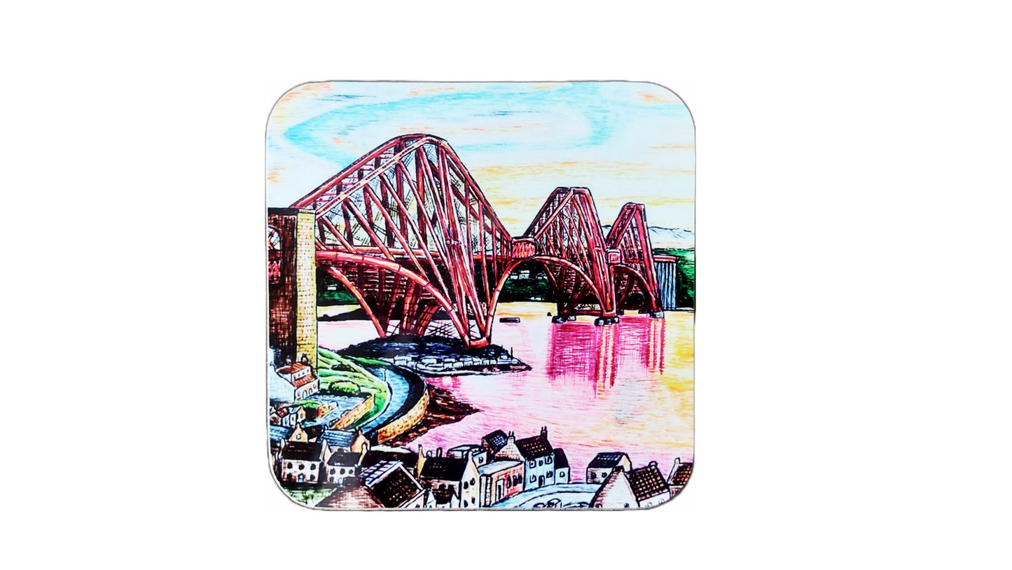 Hand-crafted Edinburgh Coasters