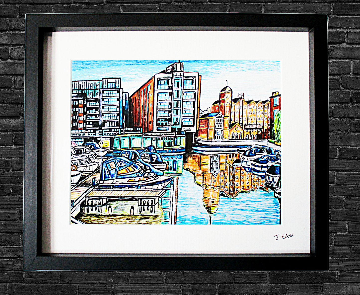 Brayford Waterfront Art Print