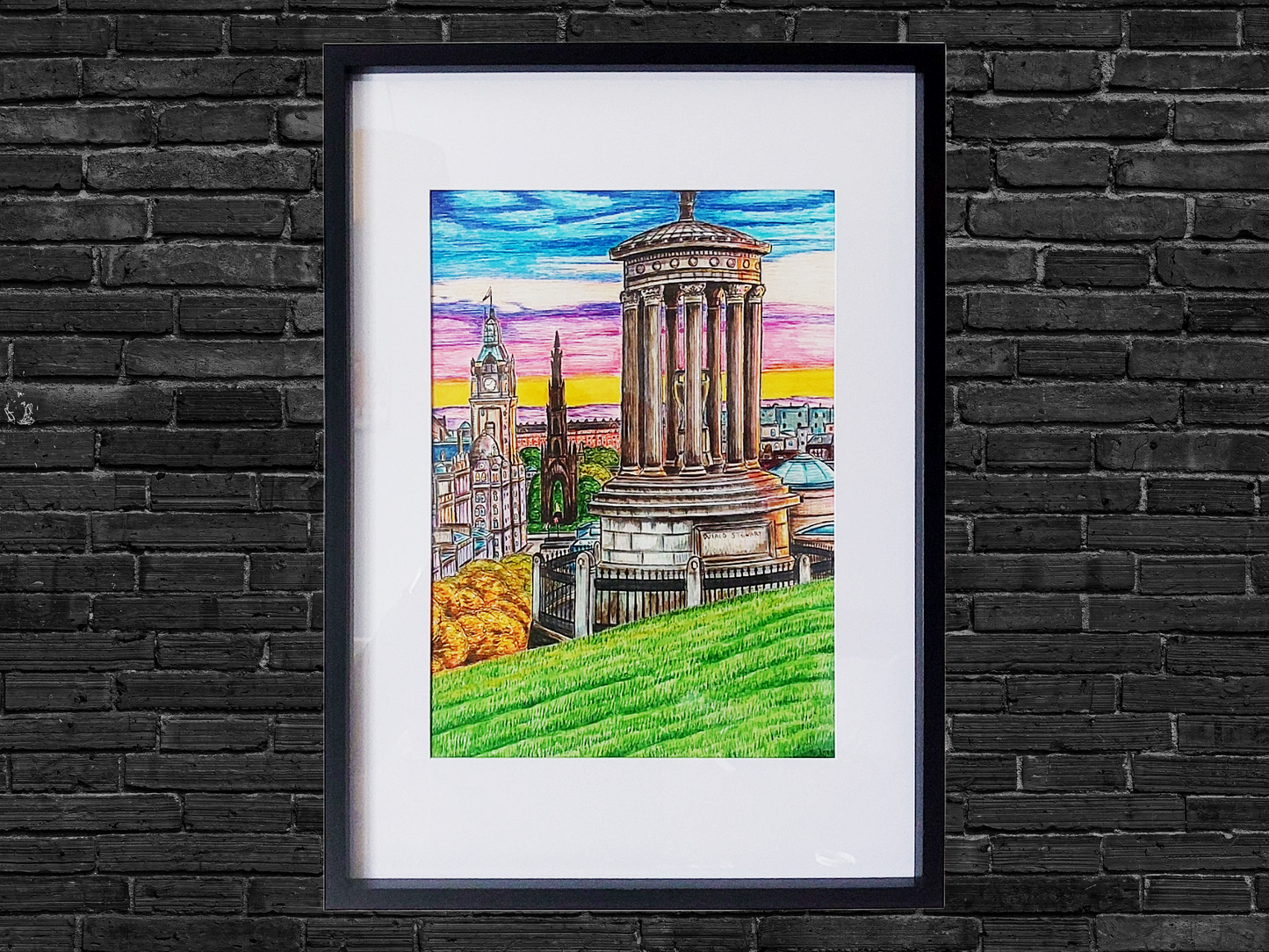 Edinburgh Carlton Hill Art Print