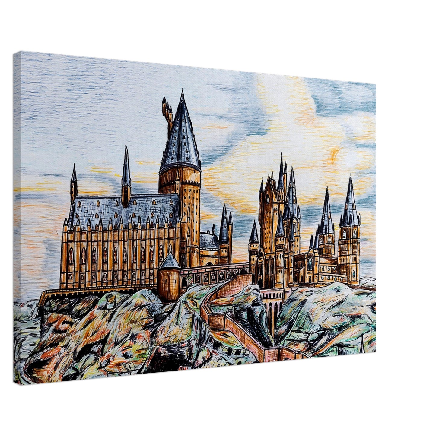Hogwarts, Harry Potter Canvas Art print