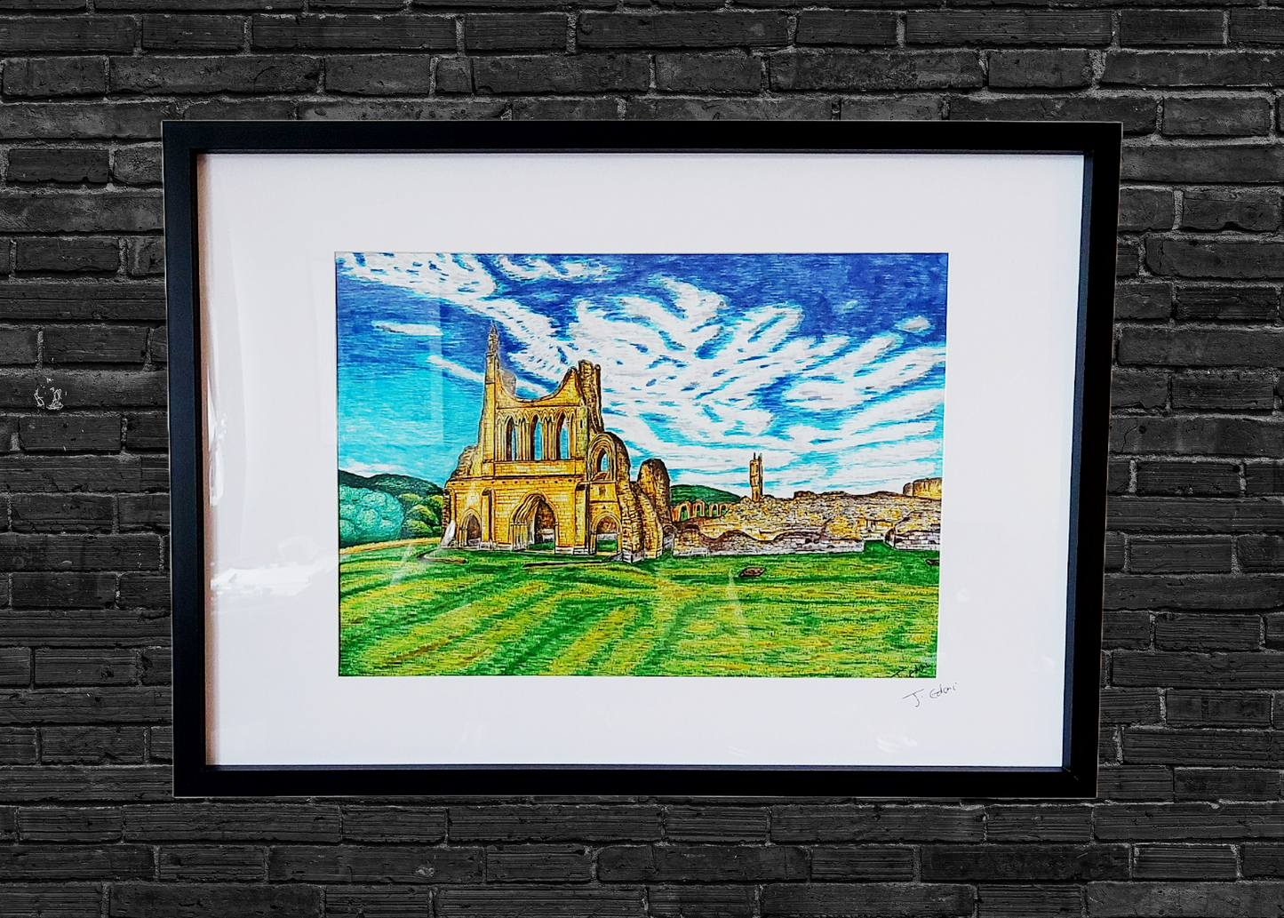 Byland's Abbey Art Print