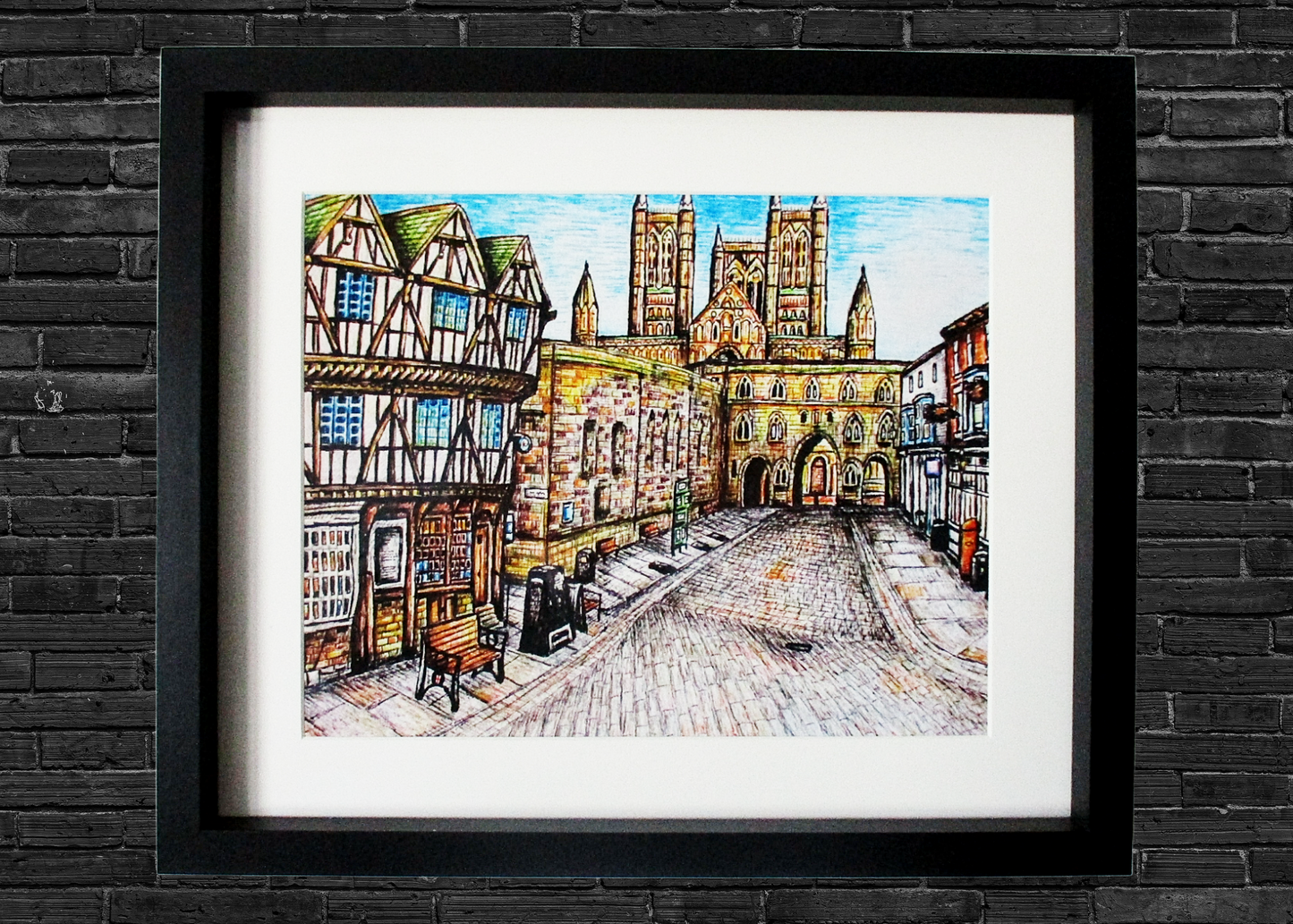 Castle Square Art Print