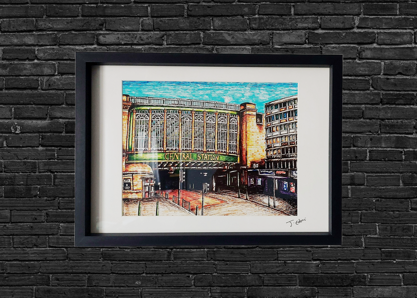 Glasgow Central Station Art Print