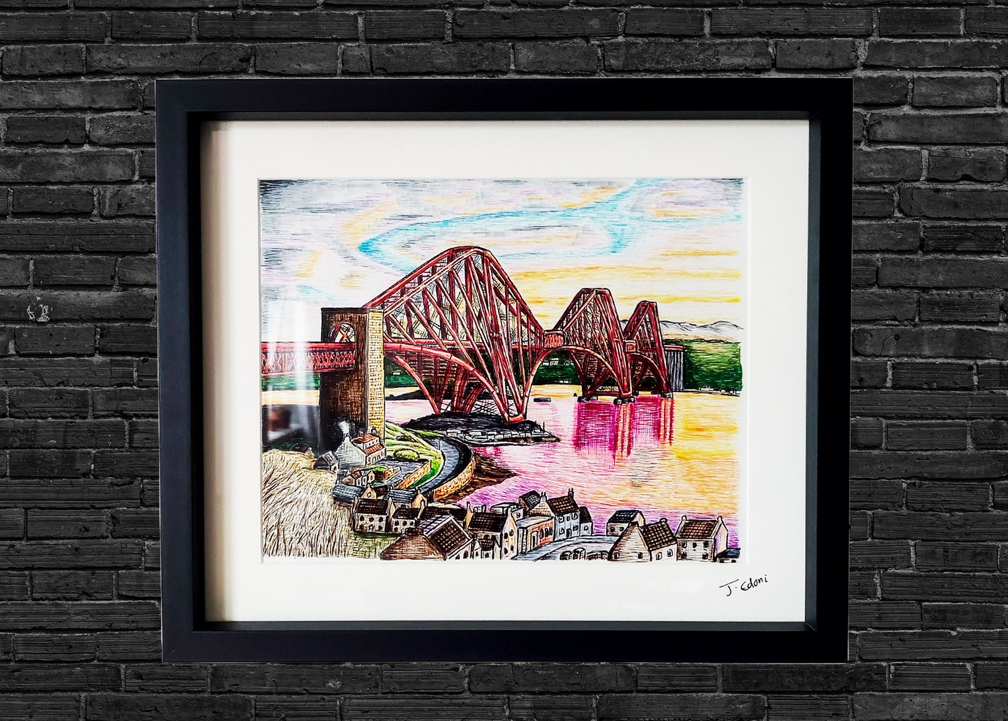 Forth Rail Bridge Art Print