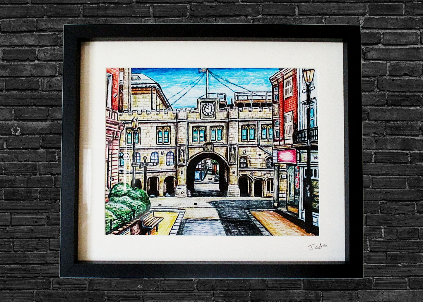 Guildhall and Stonebow Art Print