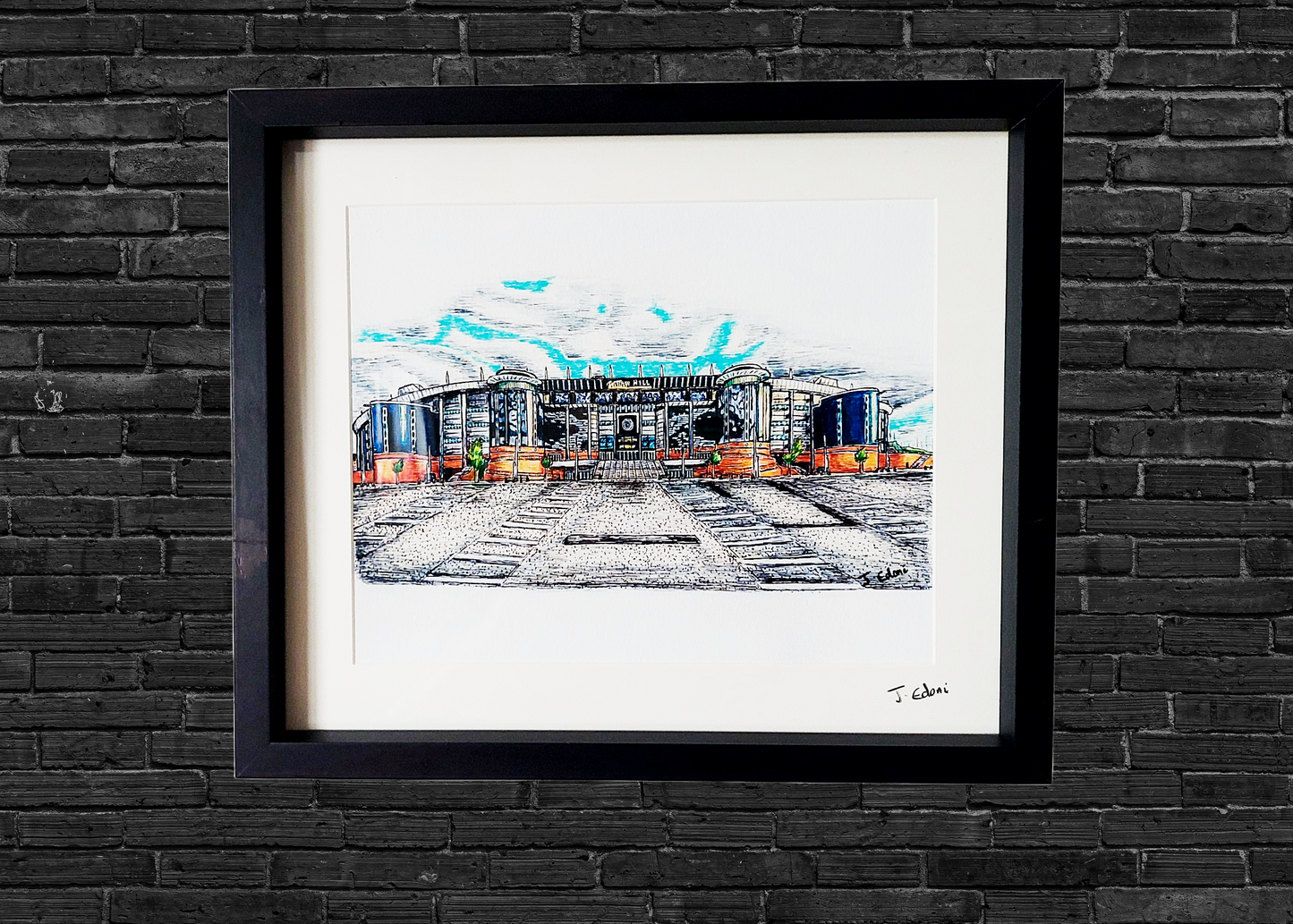 Hampden Park Stadium Art Print