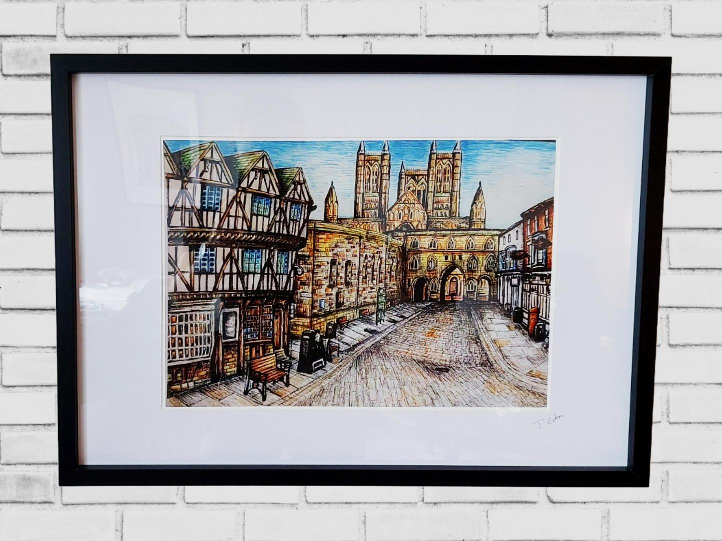 Castle Square Art Print