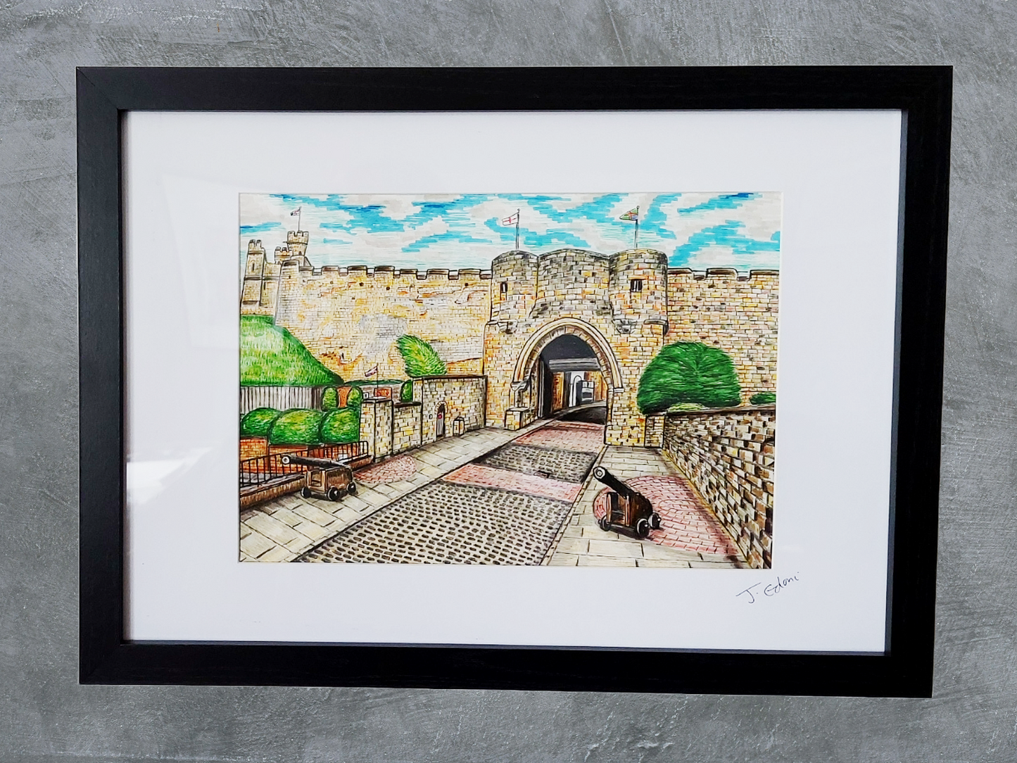 Lincoln Castle Art Print