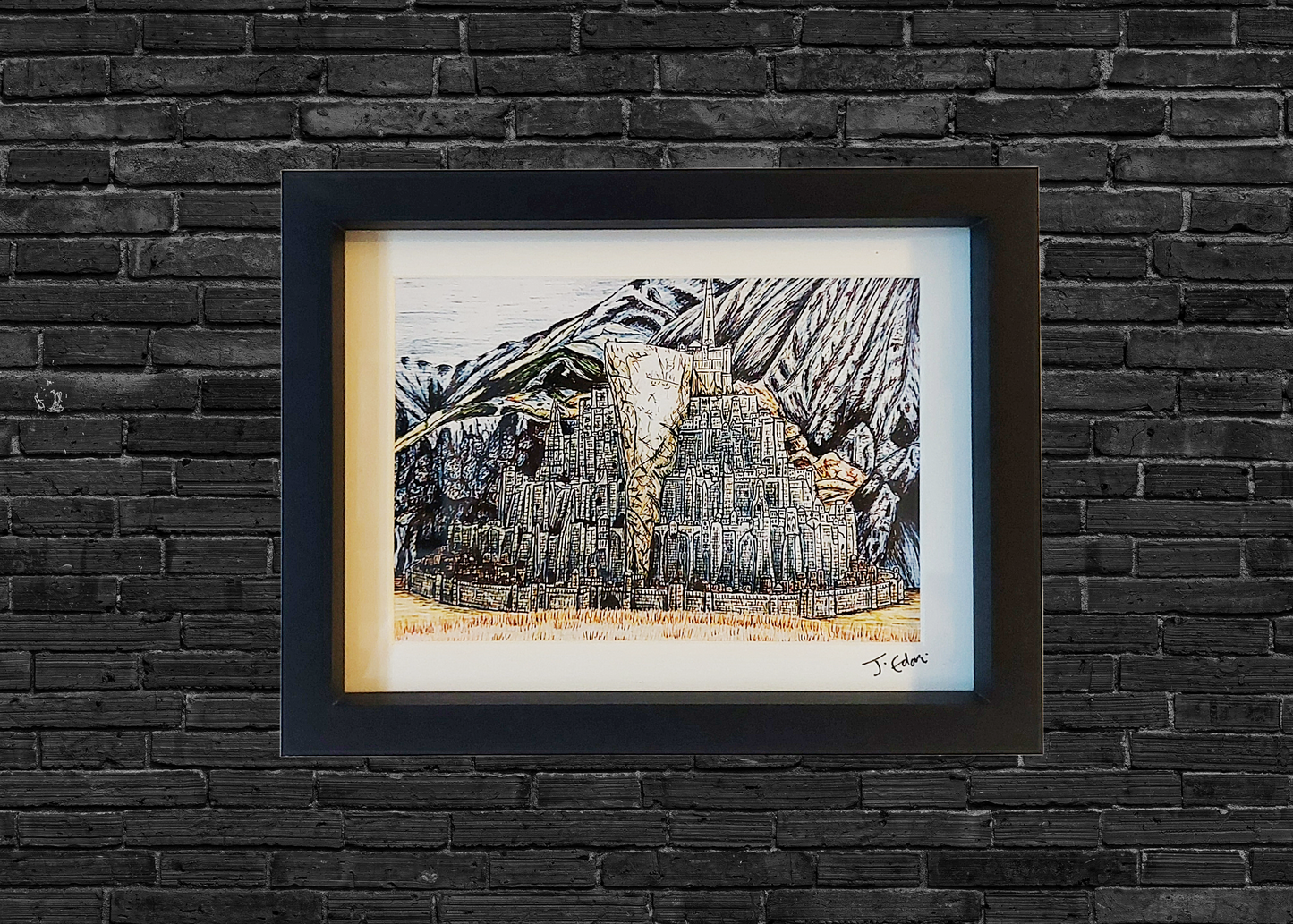 Minas Tirith Art Print