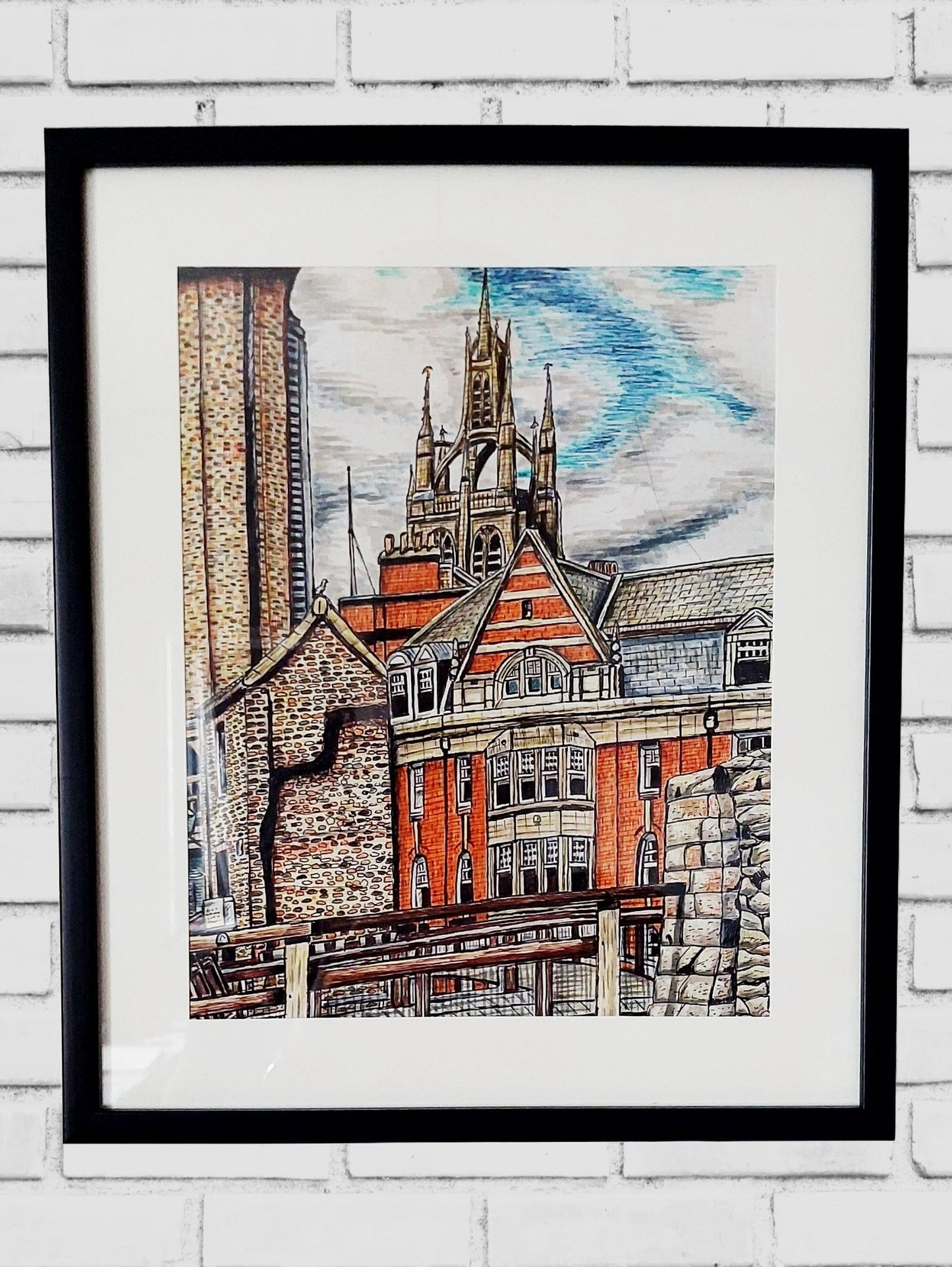 Newcastle Castle Art Print