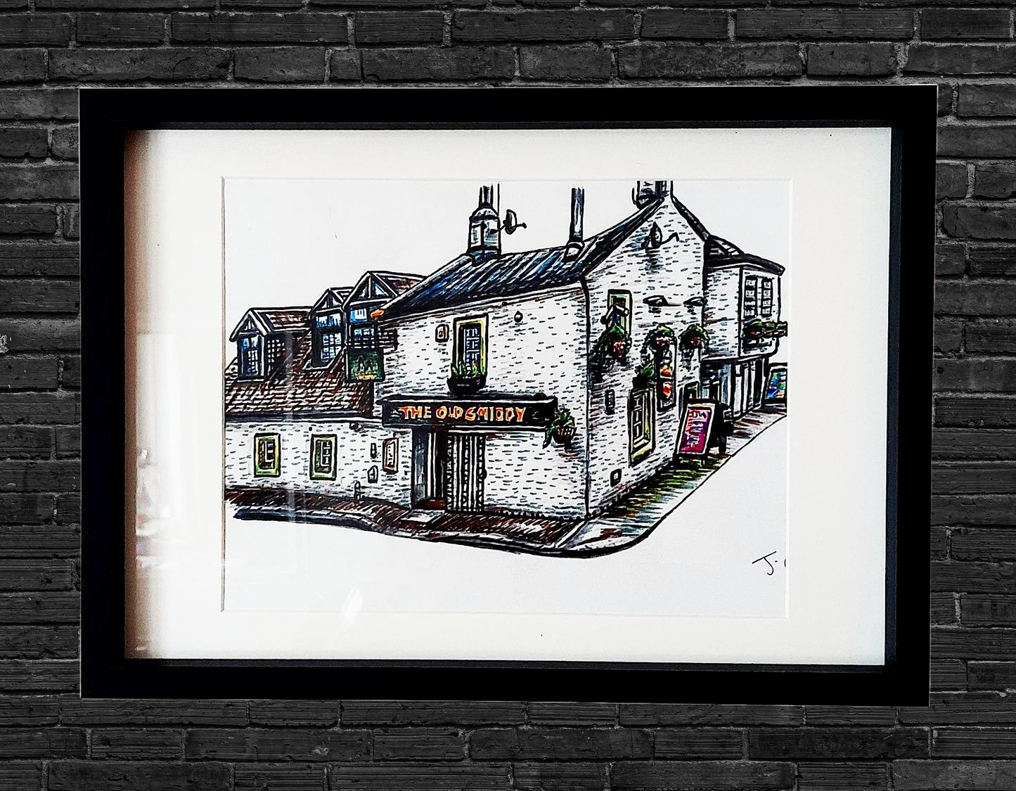 Old Smiddy Pub Art Print