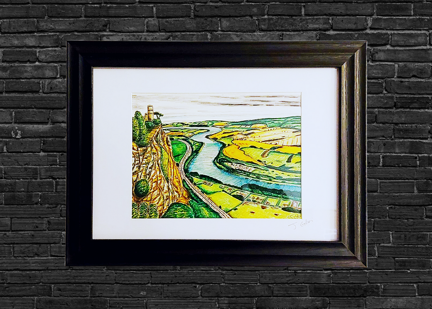 Kinnoull Hill Perth Art Print