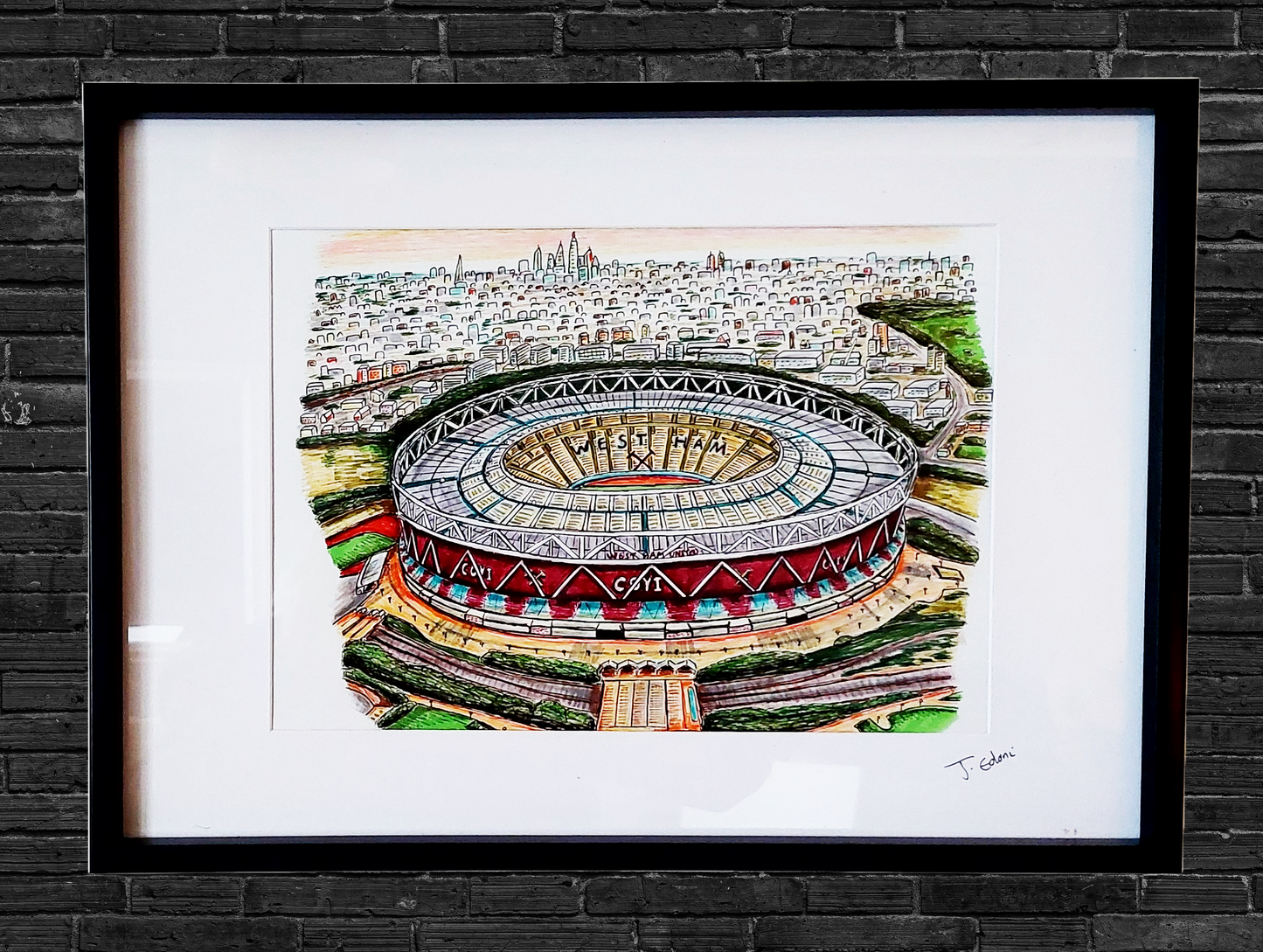 London Stadium (ex Olympic Stadium) Art Print