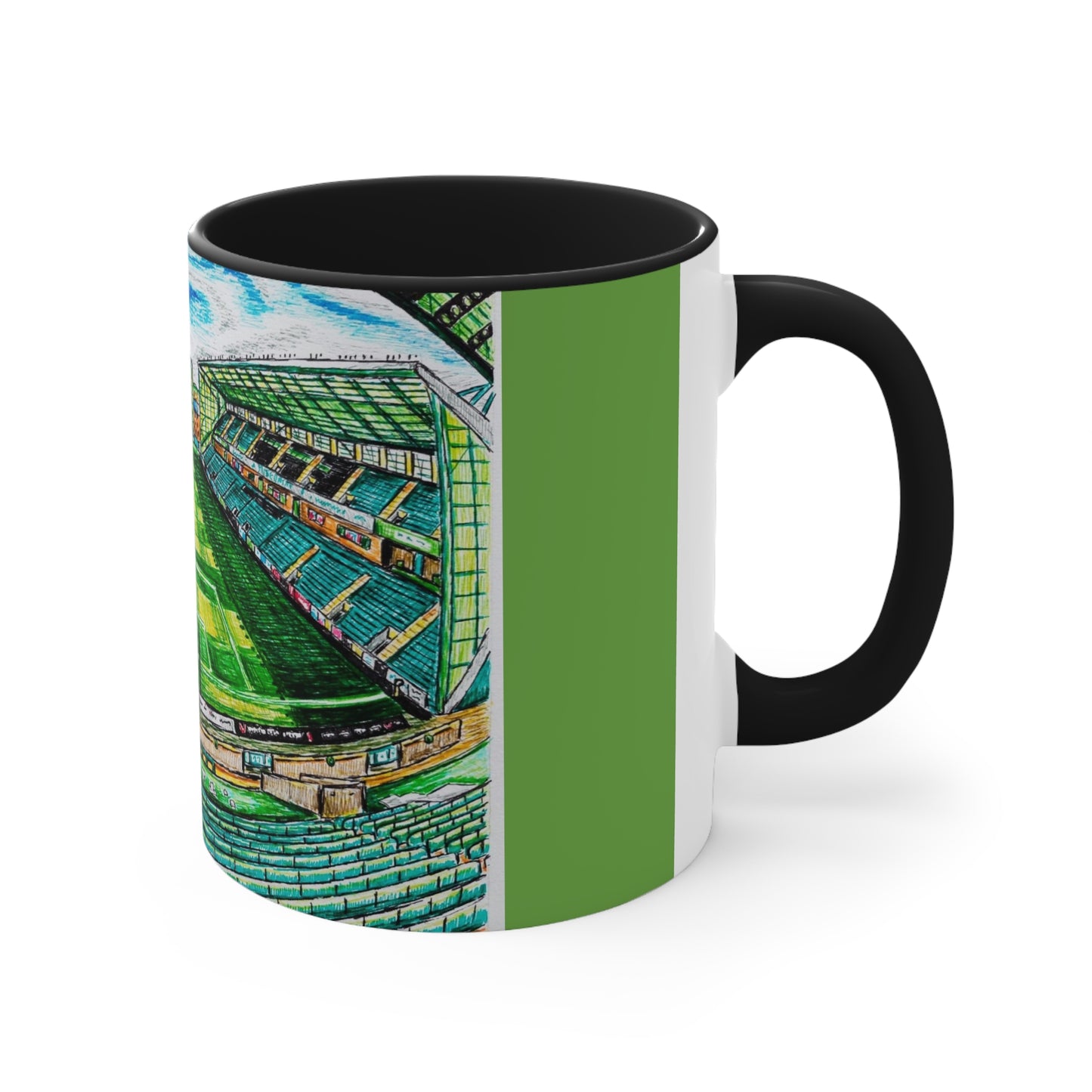 Coffee Mug, 11oz- Hibernian FC Design