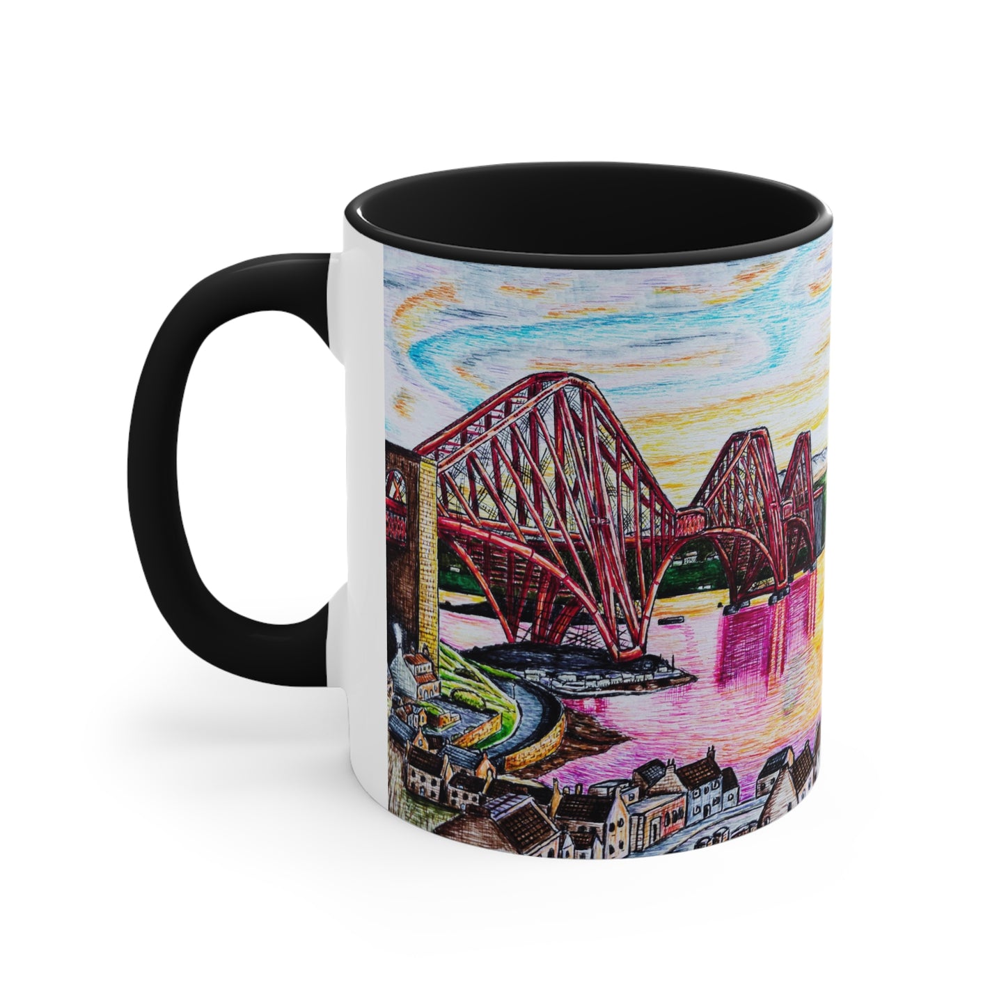 Coffee Mug, 11oz- Forth Bridge Design