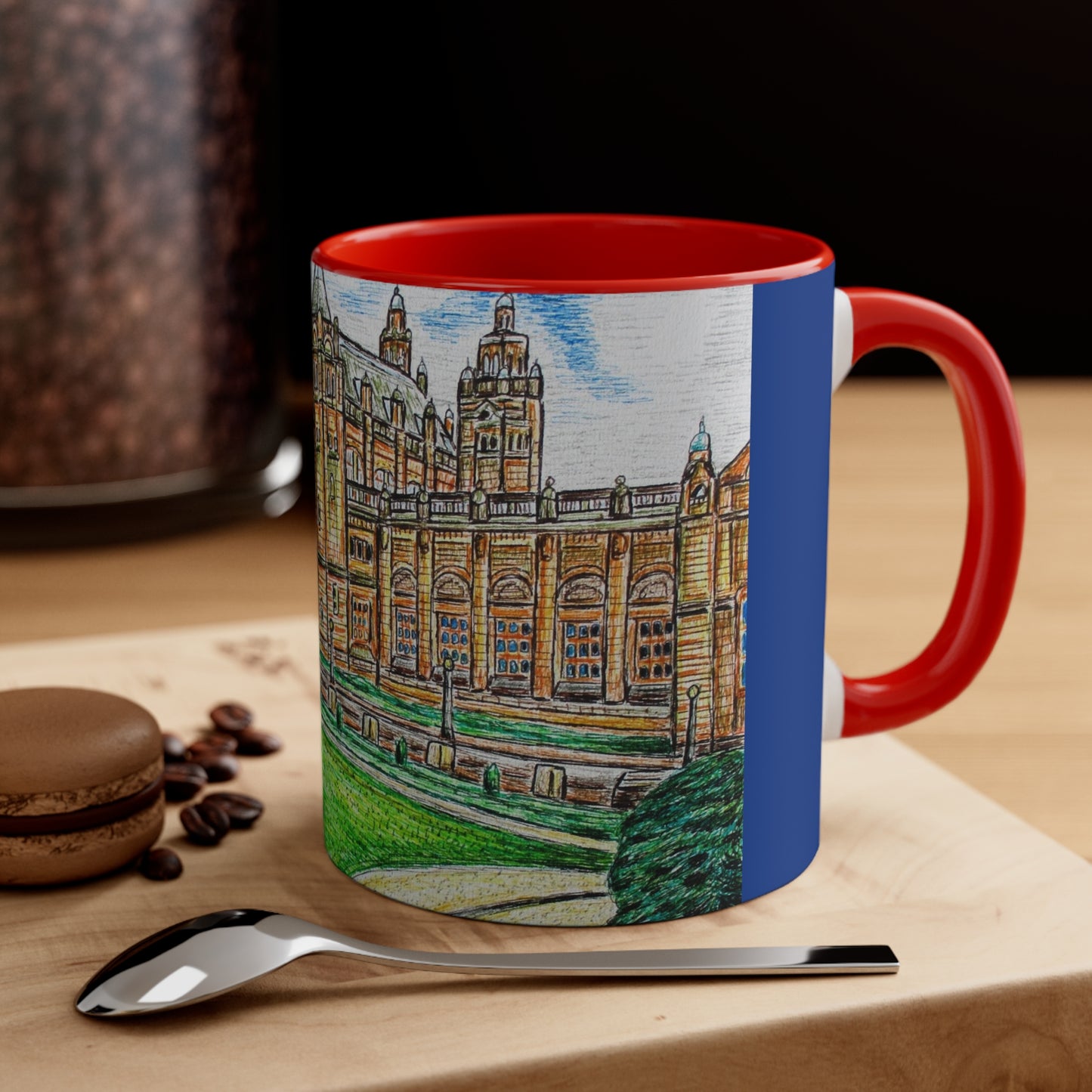Coffee Mug, 11oz- Glasgow Kelvingrove Art Galleries Design